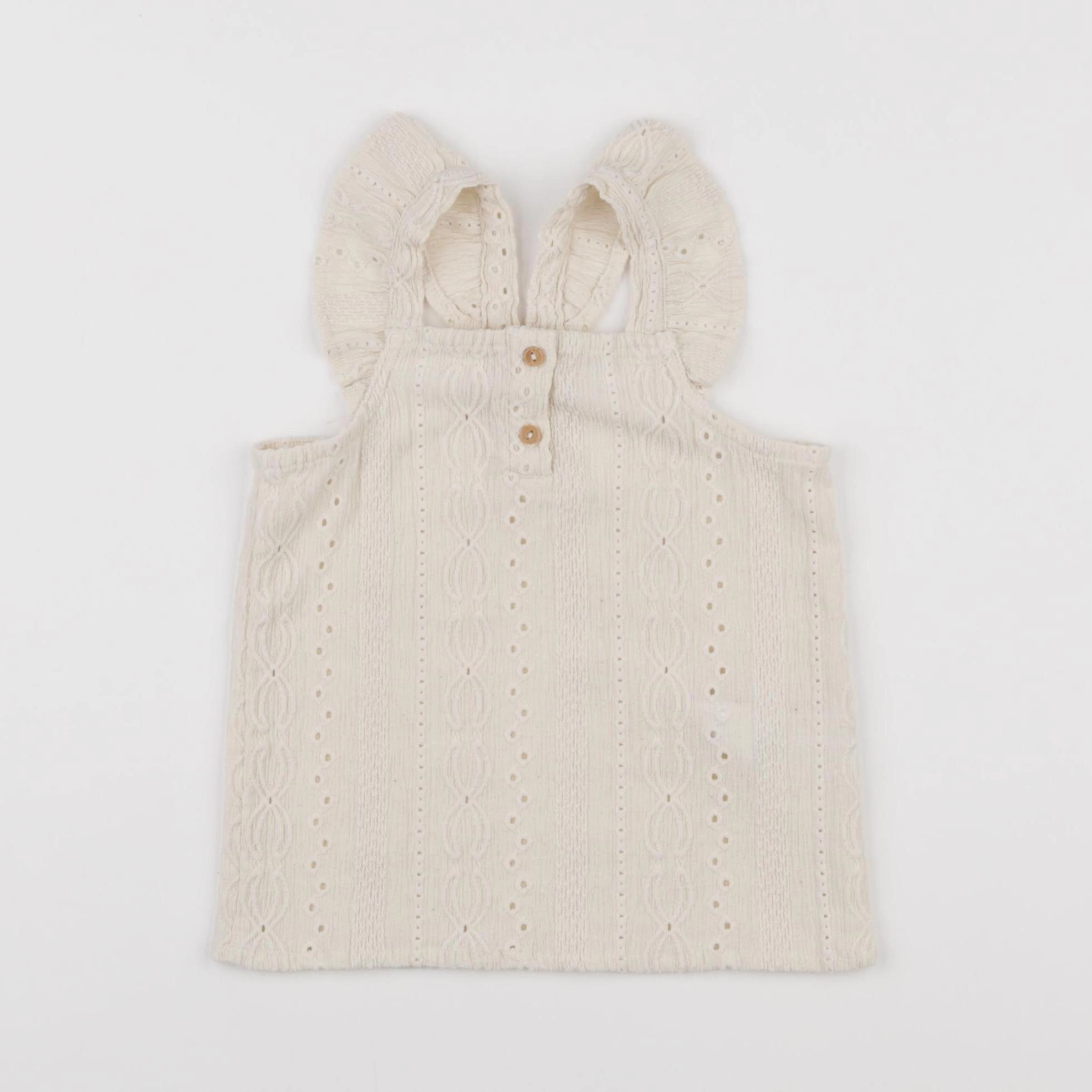 Vertbaudet - blouse beige - 36 mois