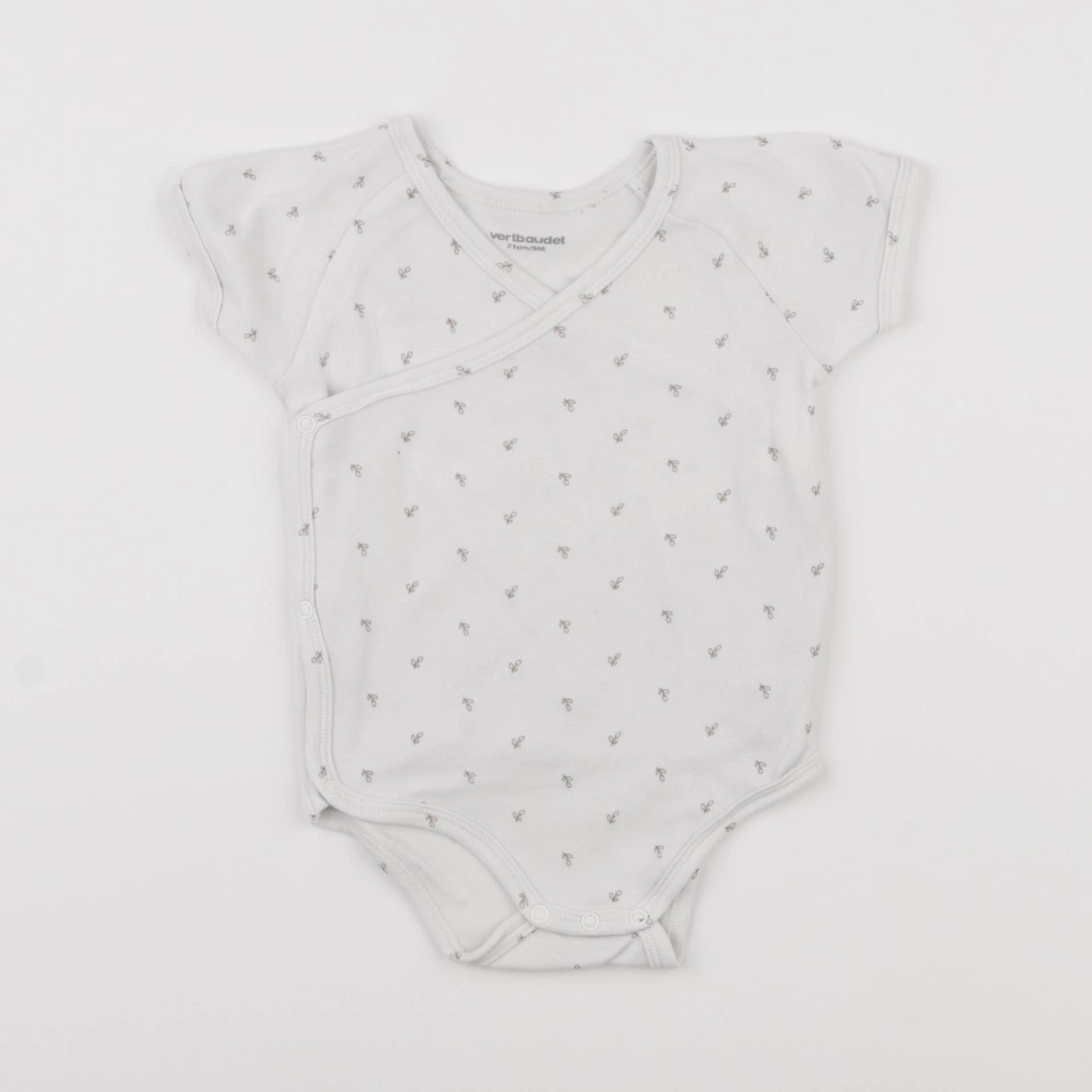Vertbaudet - body blanc - 9 mois