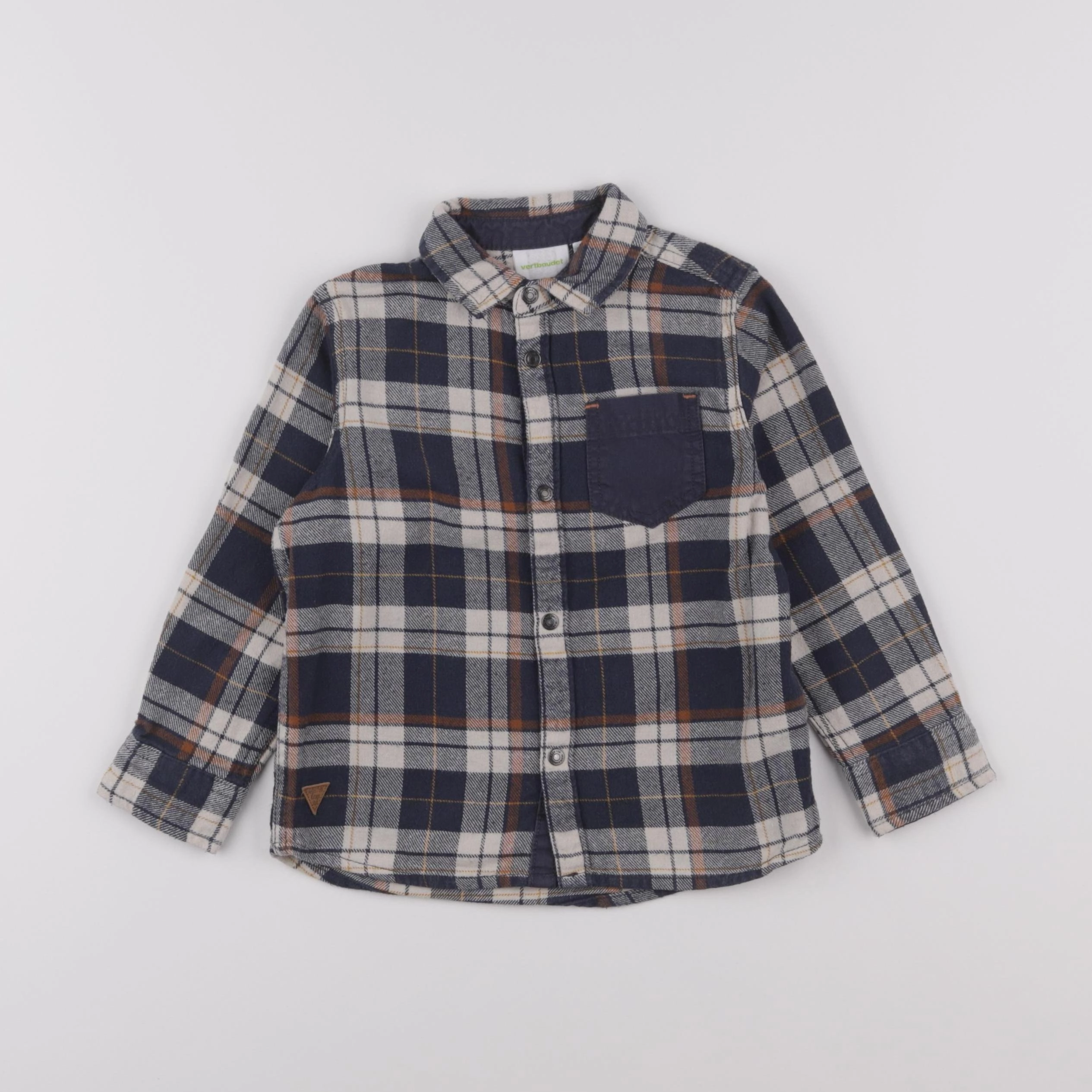 Vertbaudet - chemise bleu - 4 ans