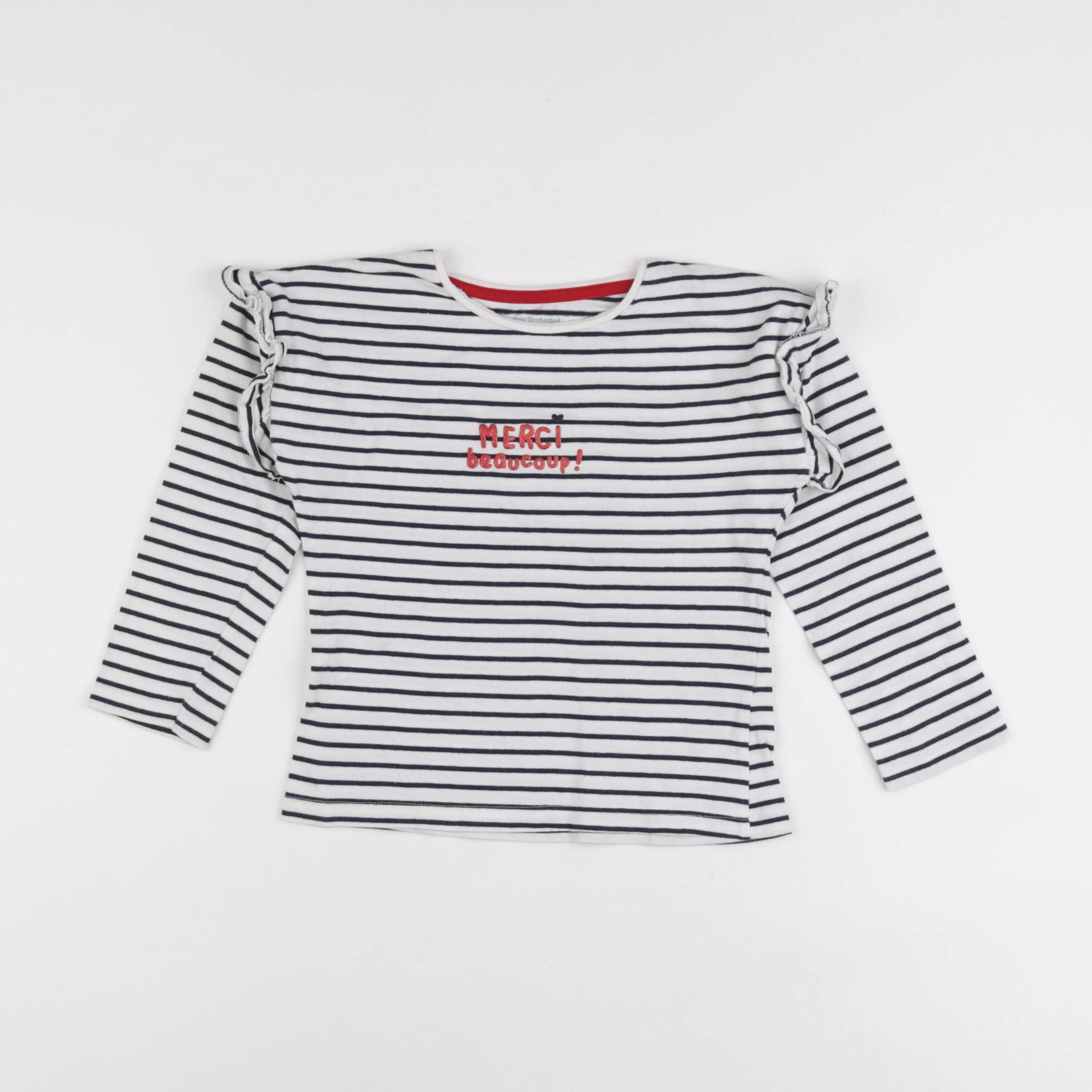 Vertbaudet - tee-shirt bleu - 6 ans