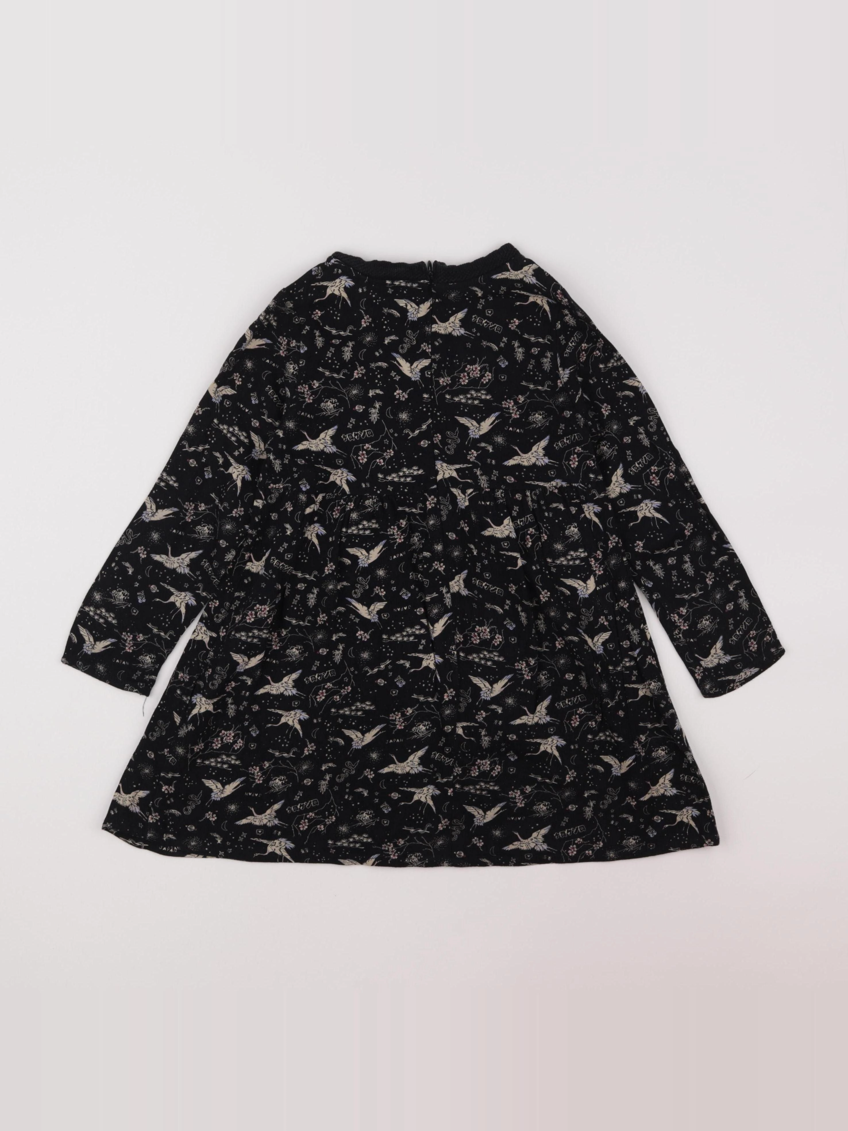 IKKS - robe noir - 4 ans
