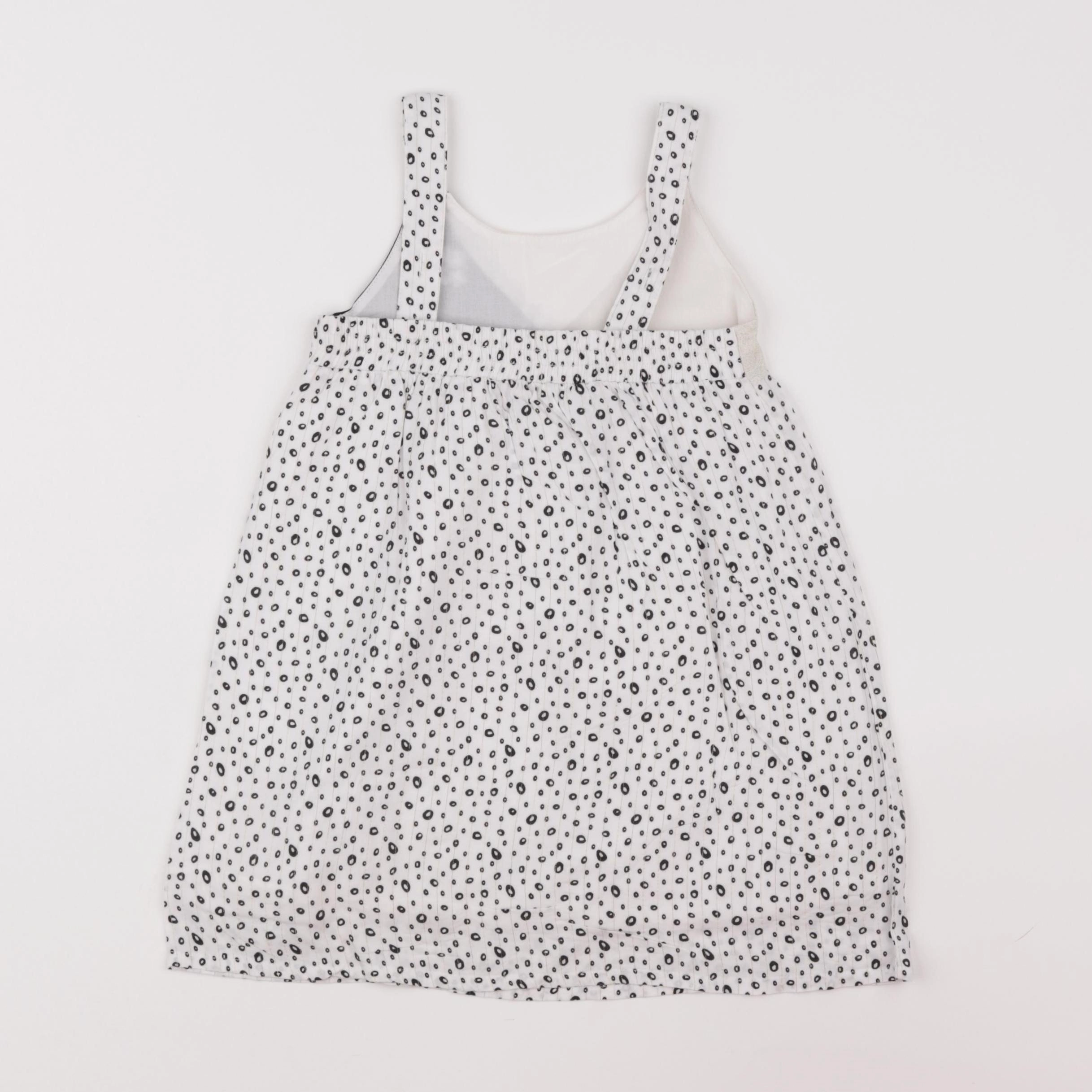 IKKS - robe blanc, noir - 4 ans