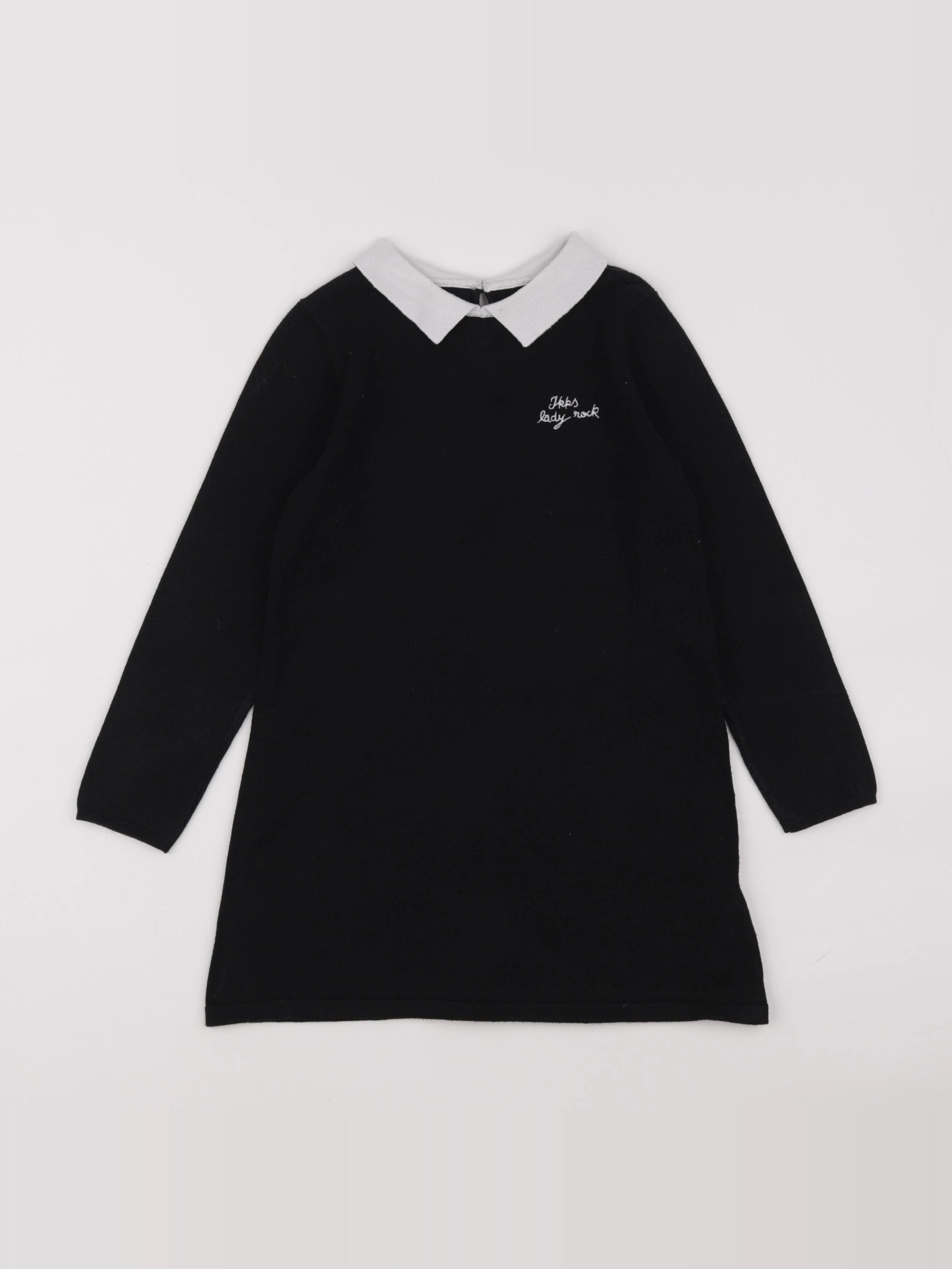 IKKS - robe noir - 6 ans