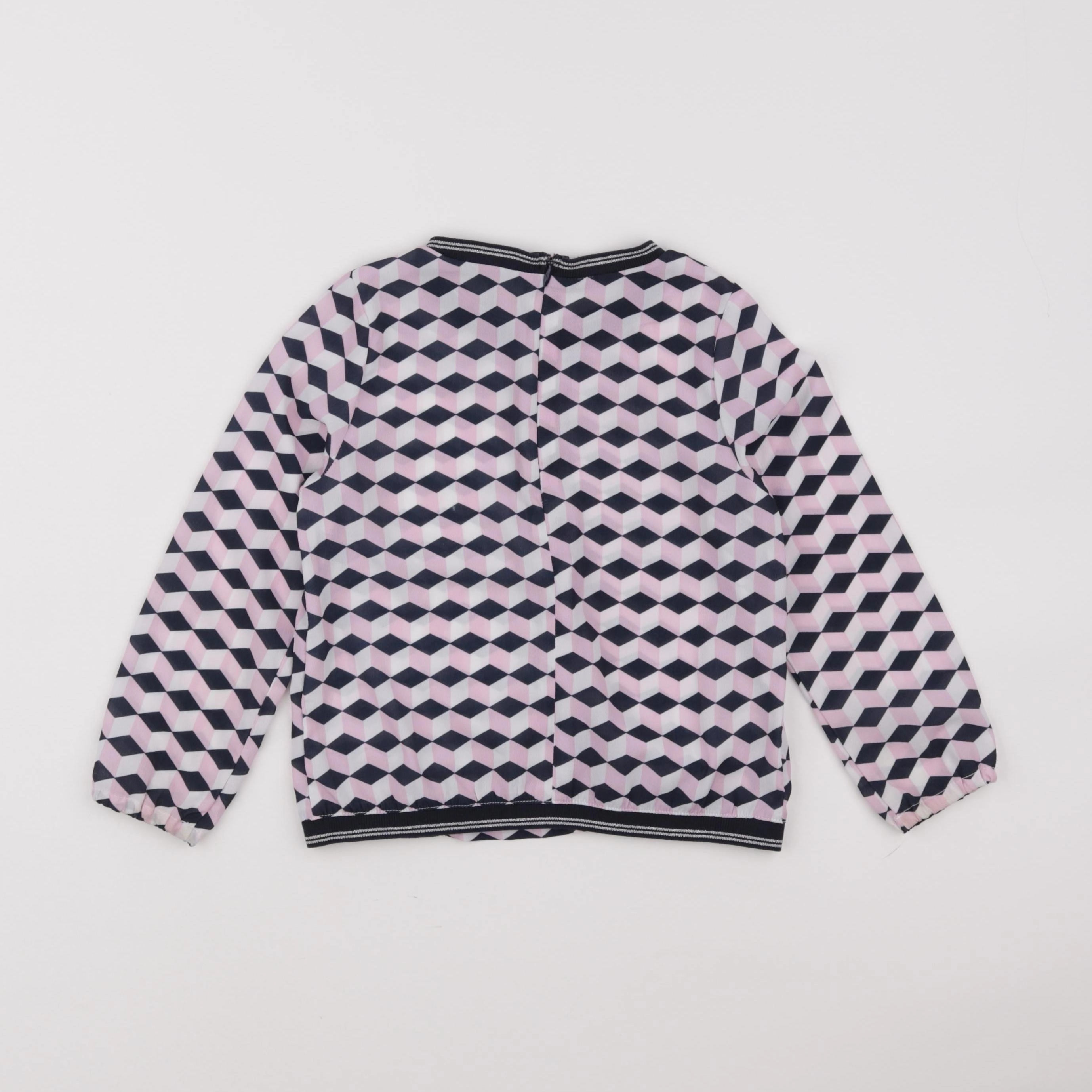 IKKS - tee-shirt bleu, rose - 4 ans
