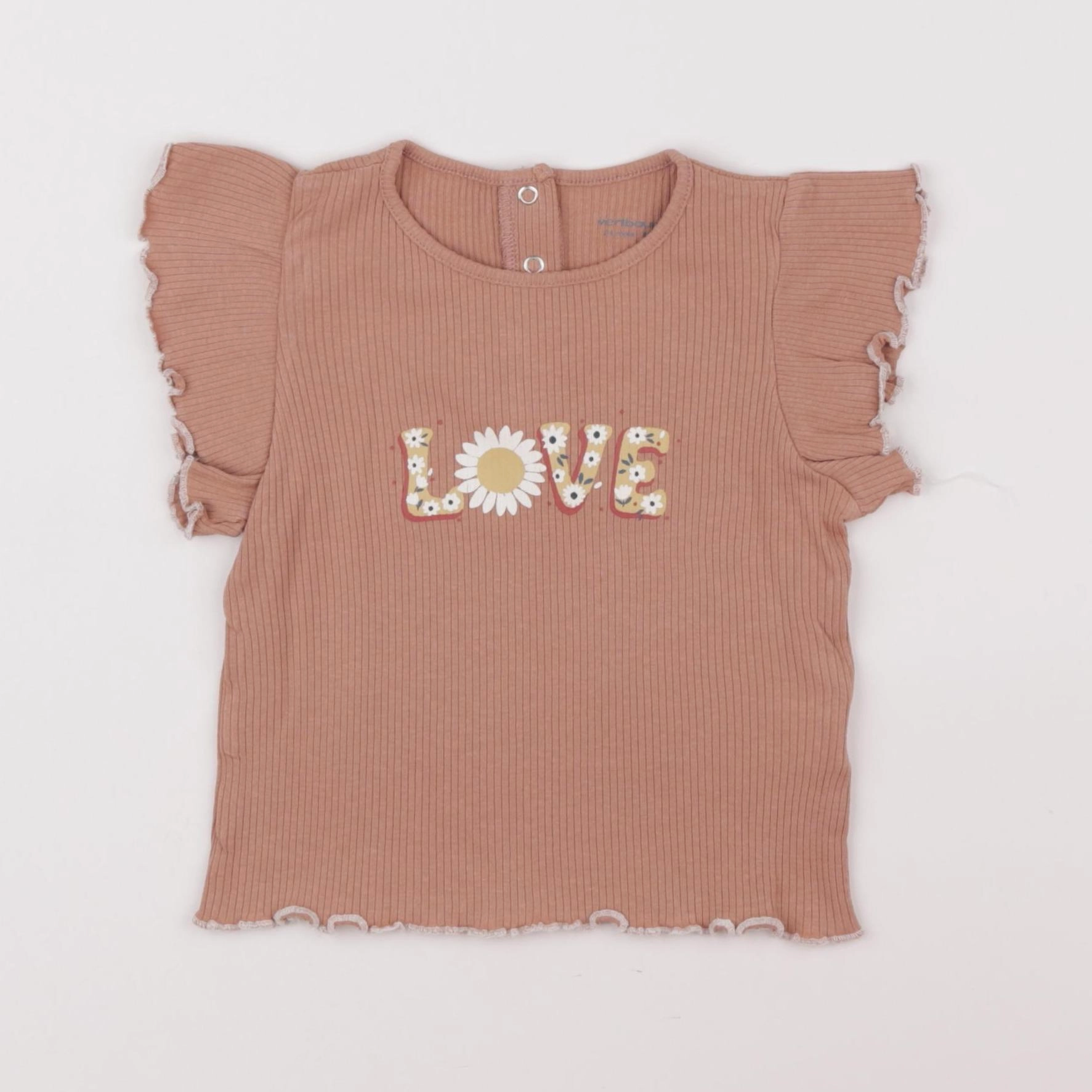 Vertbaudet - tee-shirt rose - 24 mois
