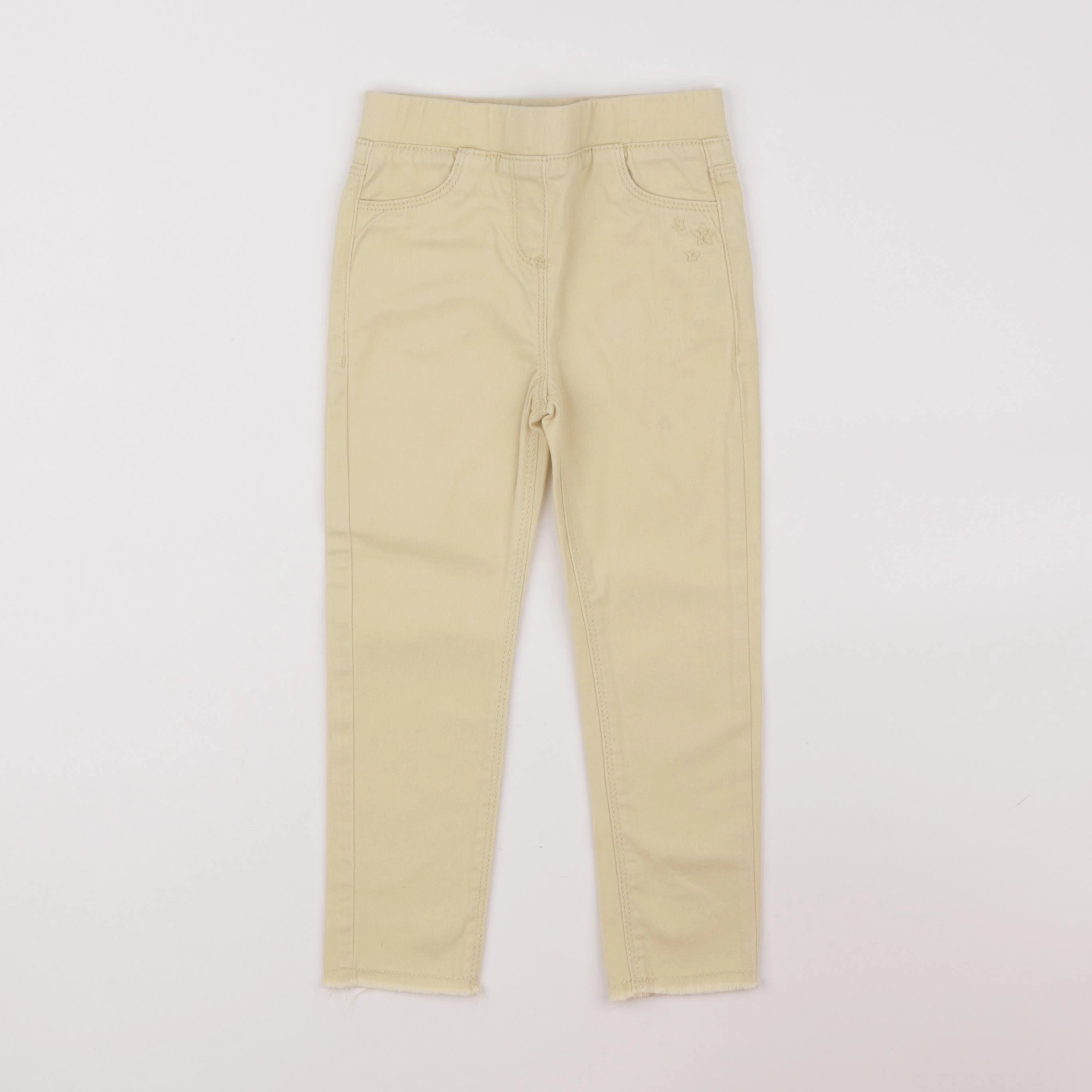 Vertbaudet - jegging jaune - 4 ans