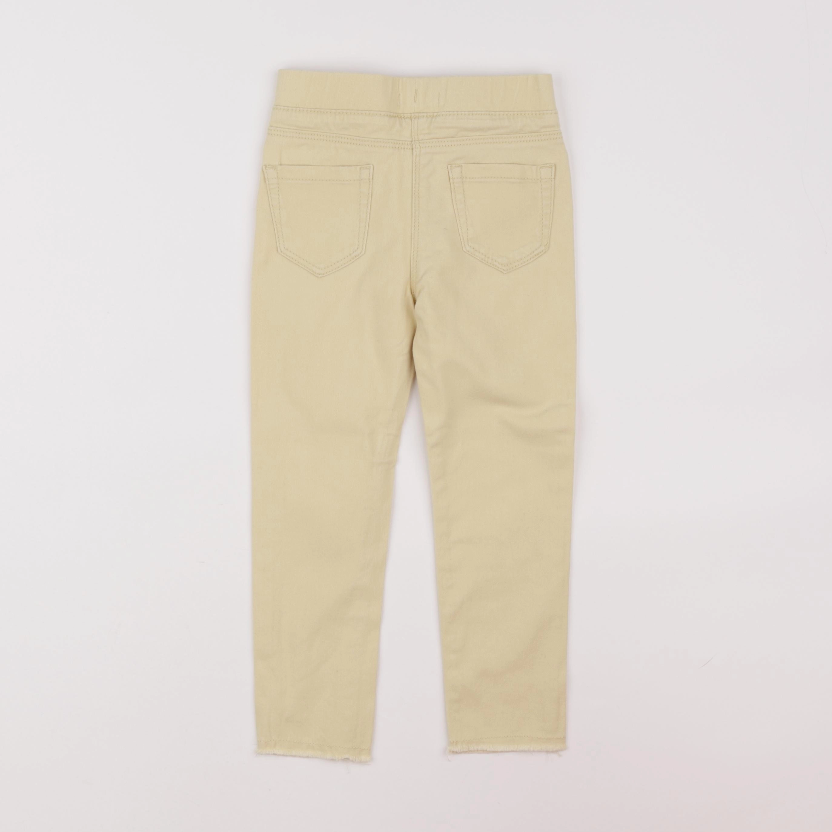 Vertbaudet - jegging jaune - 4 ans