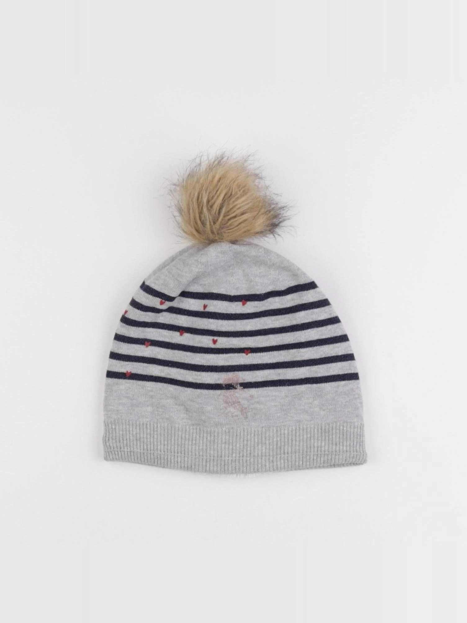 IKKS - bonnet gris - 5/6 ans