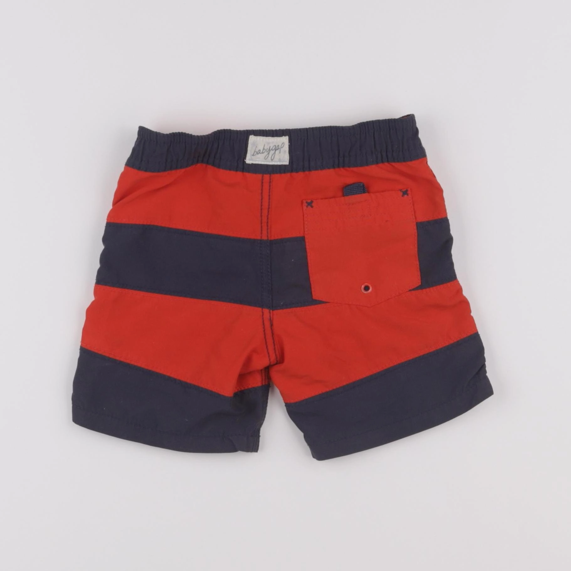 GAP - maillot de bain rouge, bleu - 12/18 mois