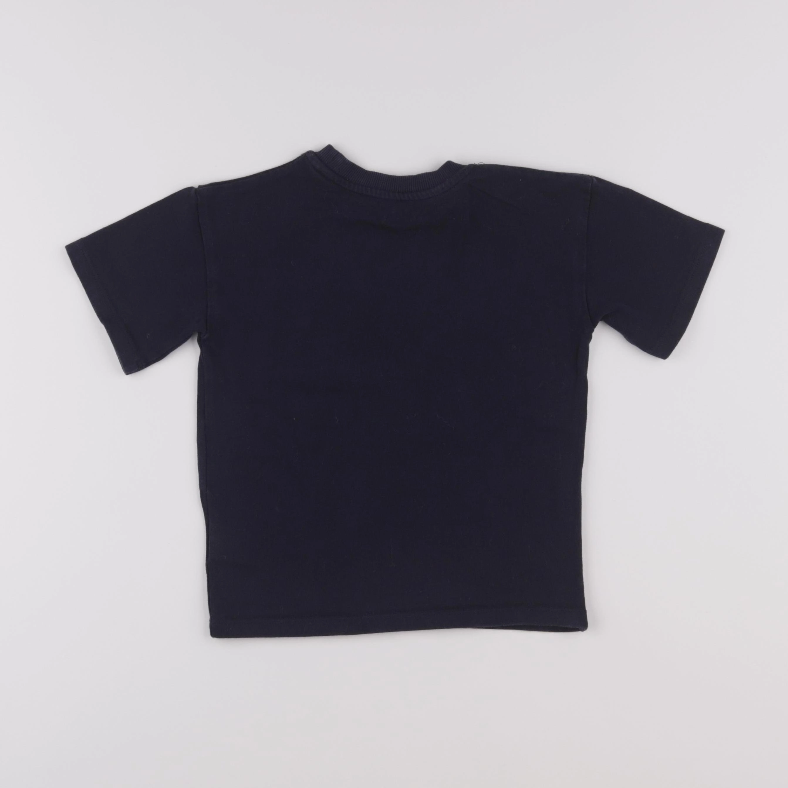 H&M - tee-shirt bleu - 2/4 ans