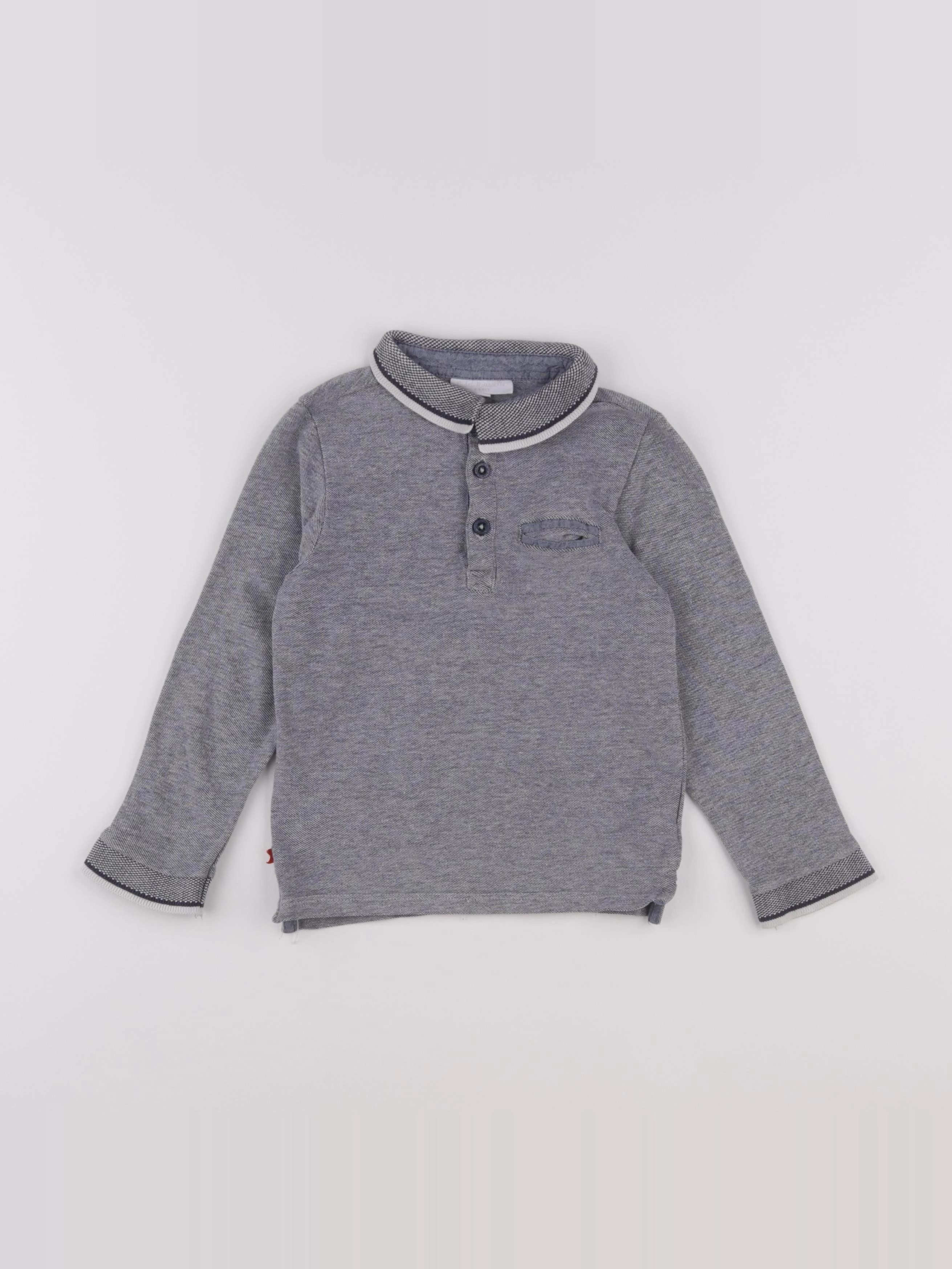 Cadet Rousselle - polo bleu - 4 ans