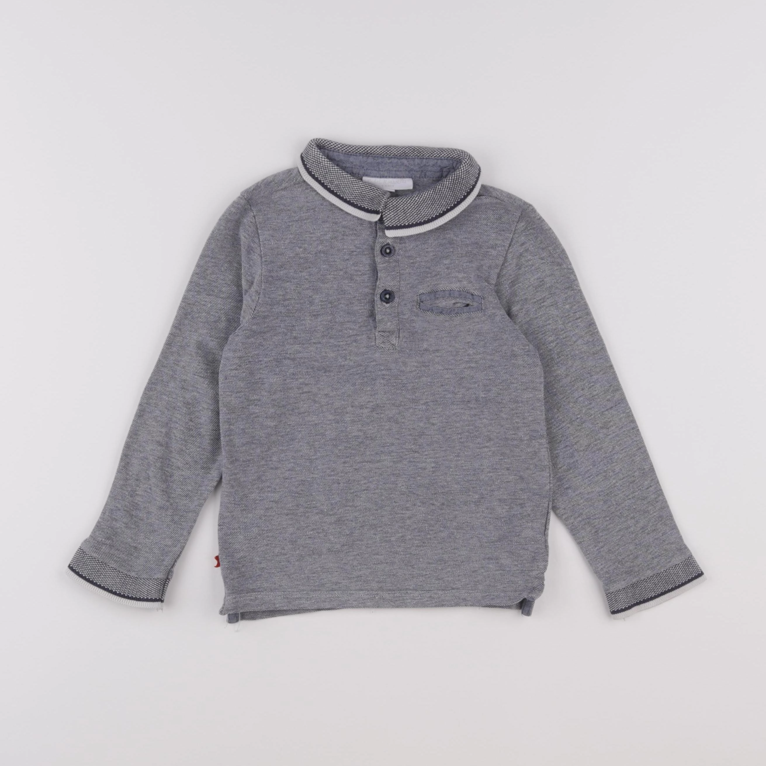 Cadet Rousselle - polo bleu - 4 ans