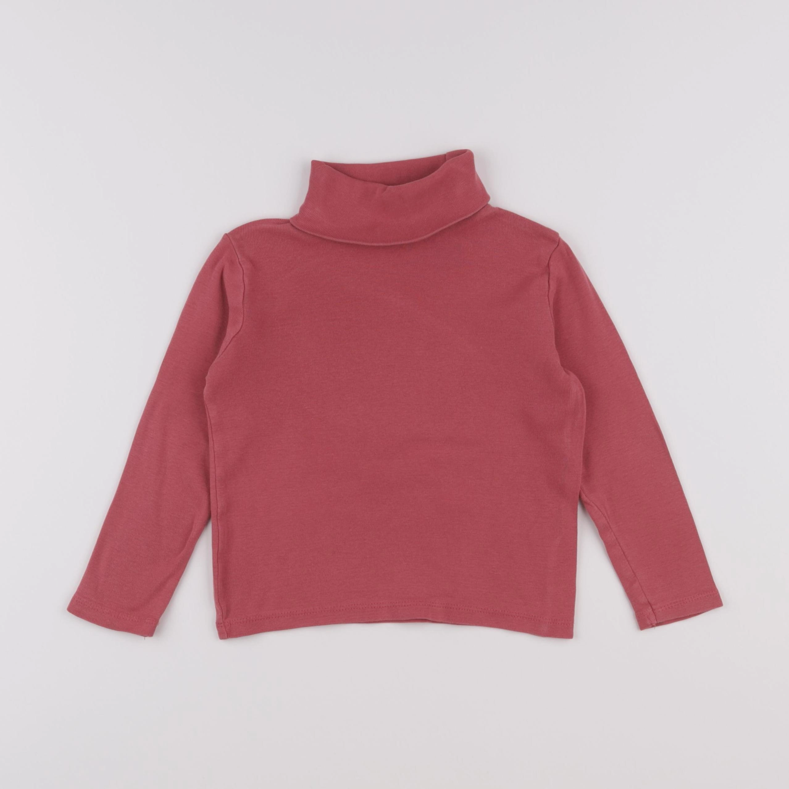 La Redoute - sous-pull rose - 4 ans