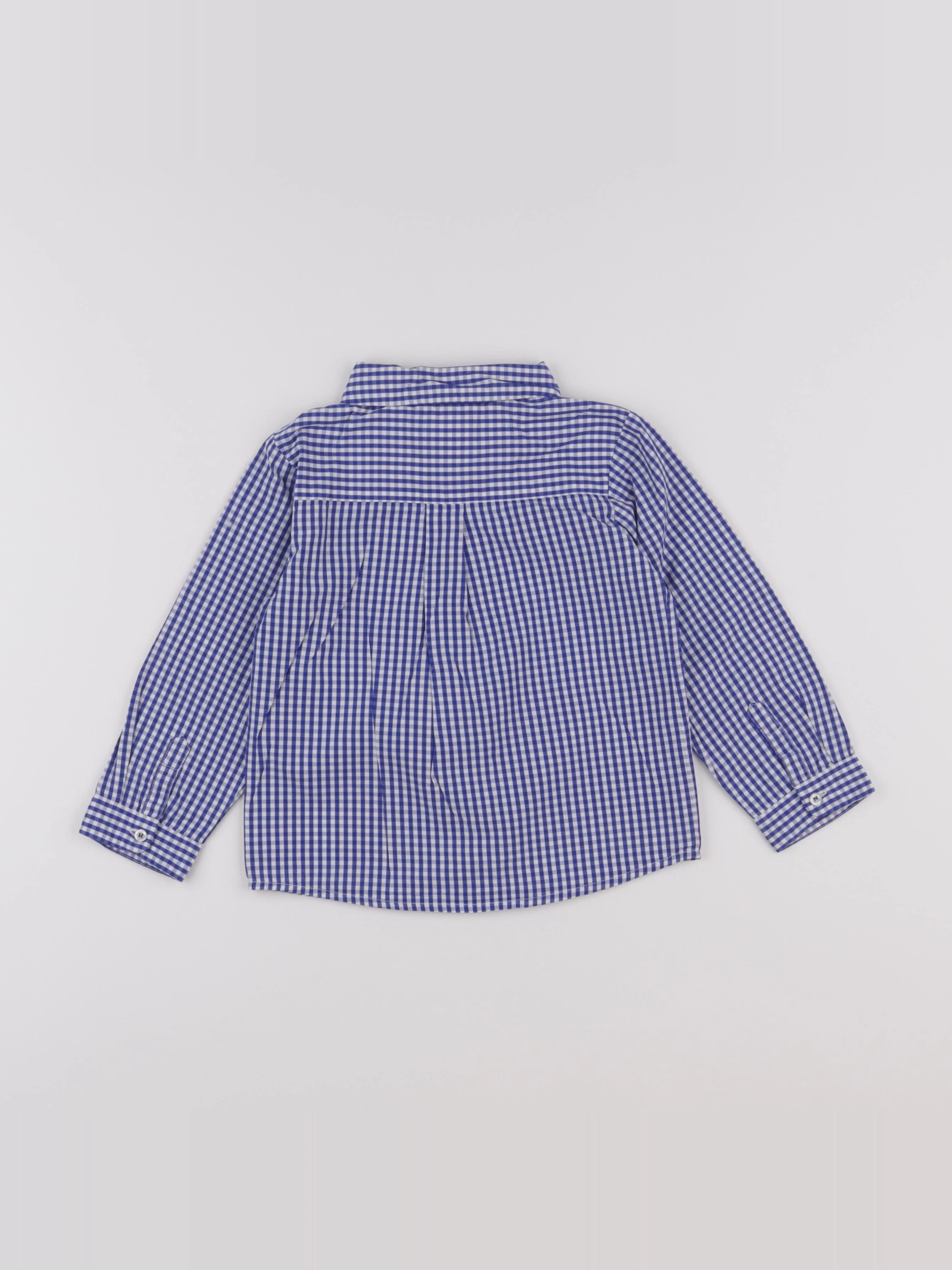 Jacadi - chemise bleu, blanc - 36 mois