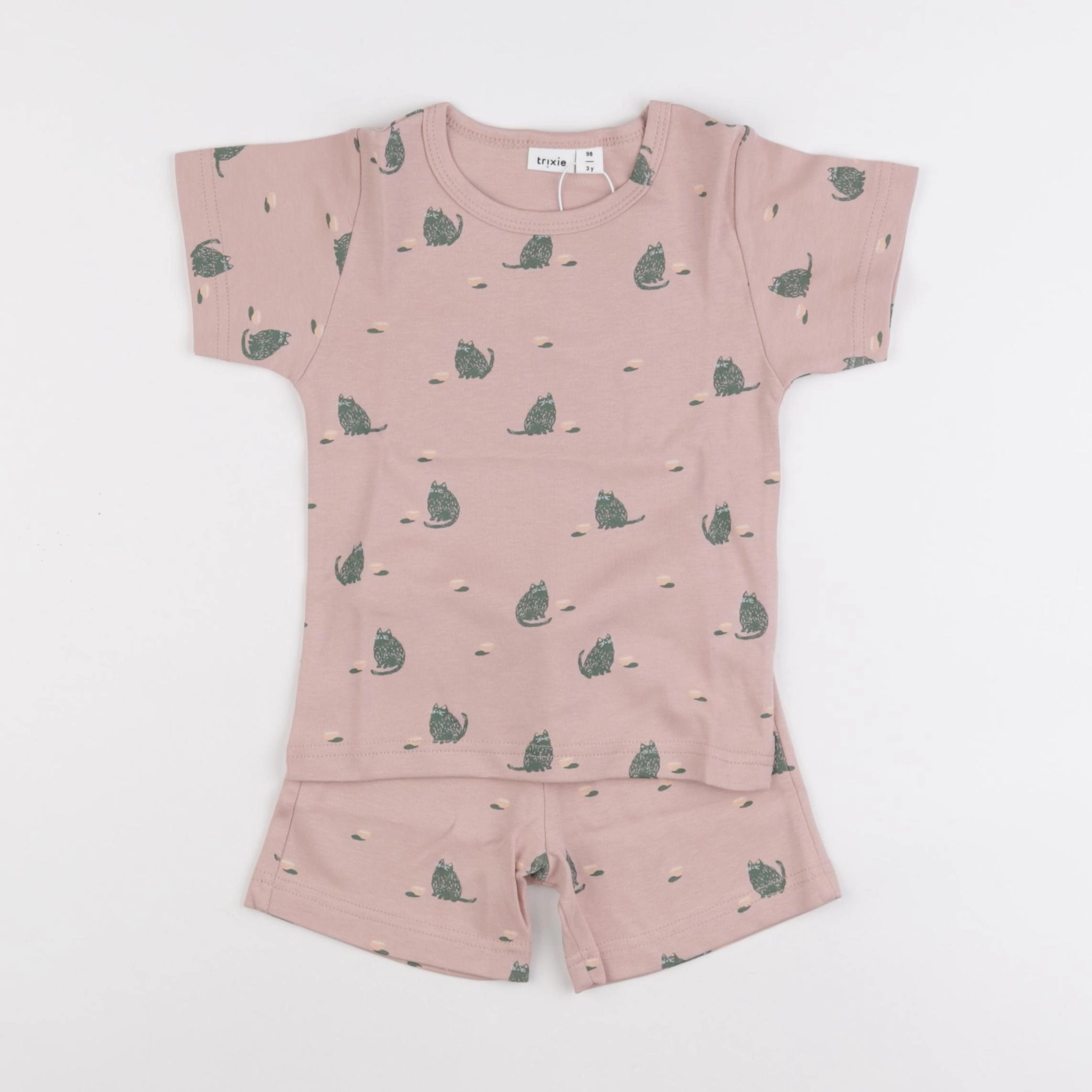 Trixie - pyjama coton rose - 6 ans