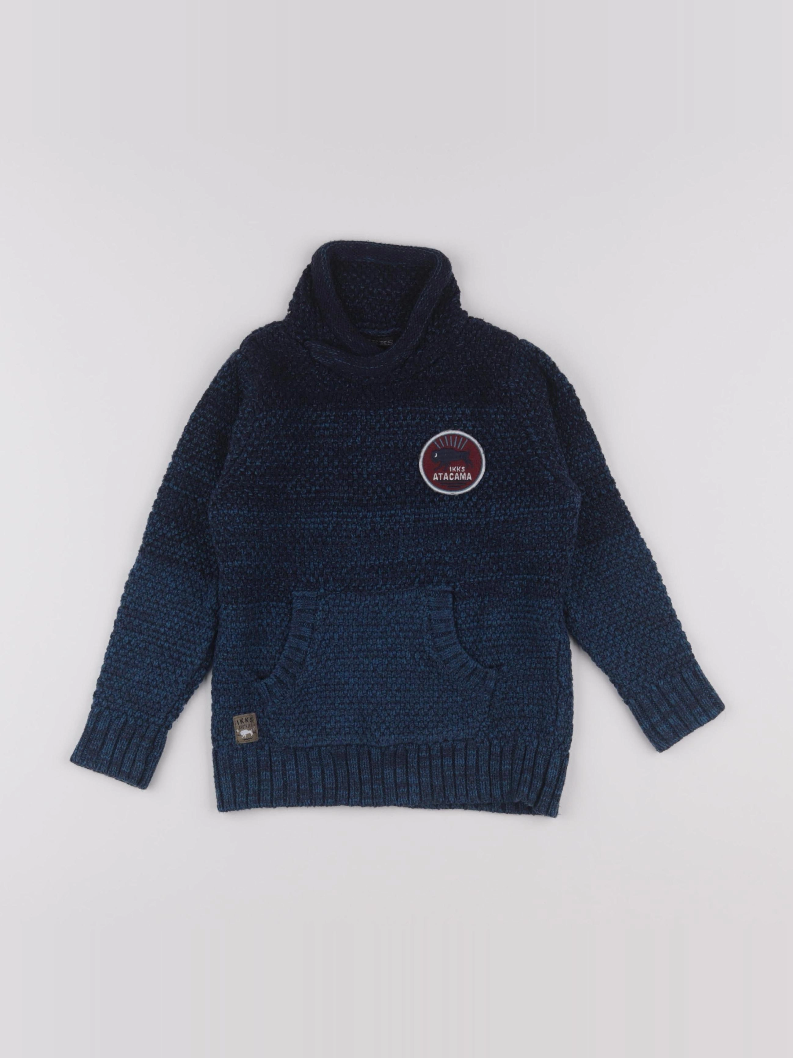 IKKS - pull bleu - 4 ans