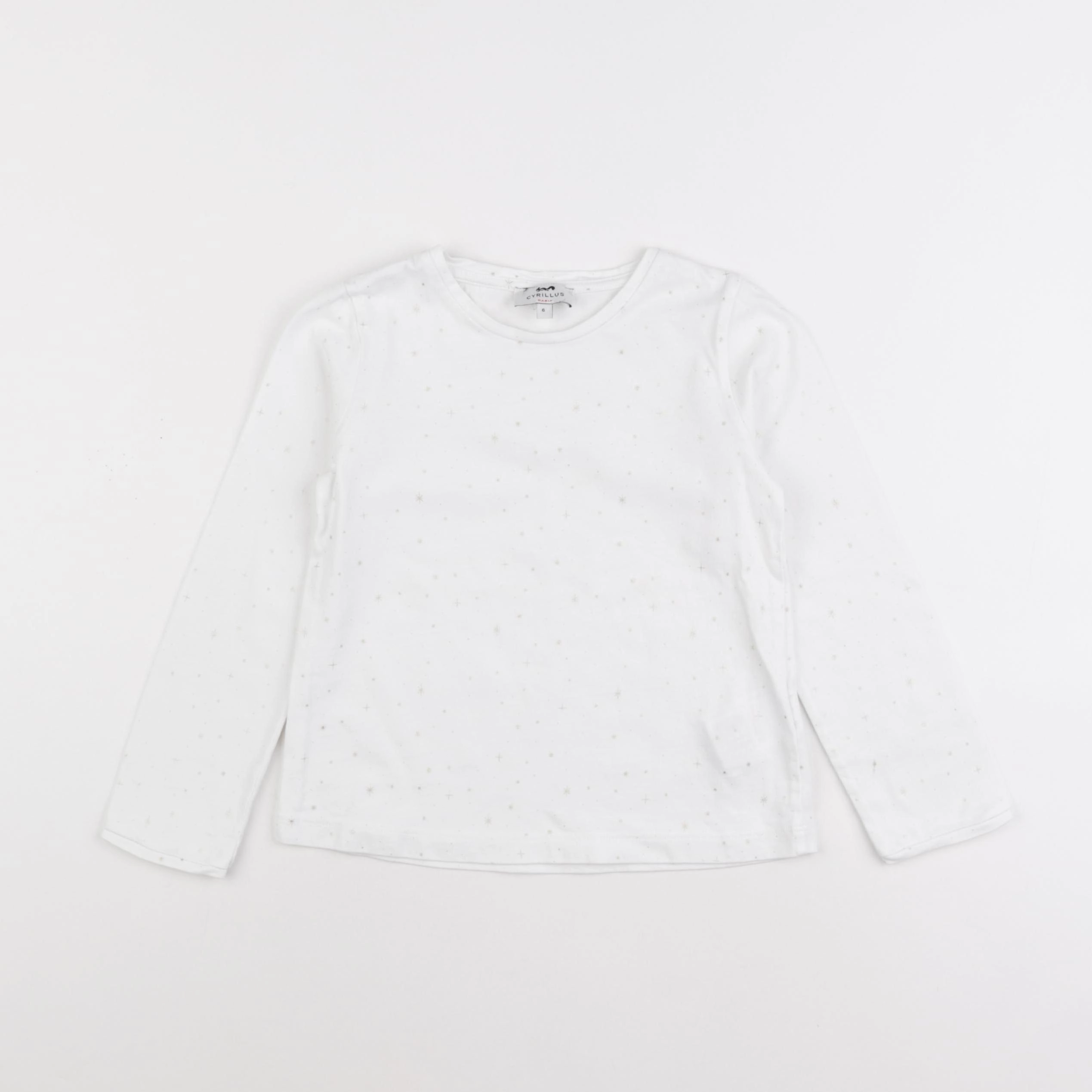 Cyrillus - tee-shirt blanc - 6 ans