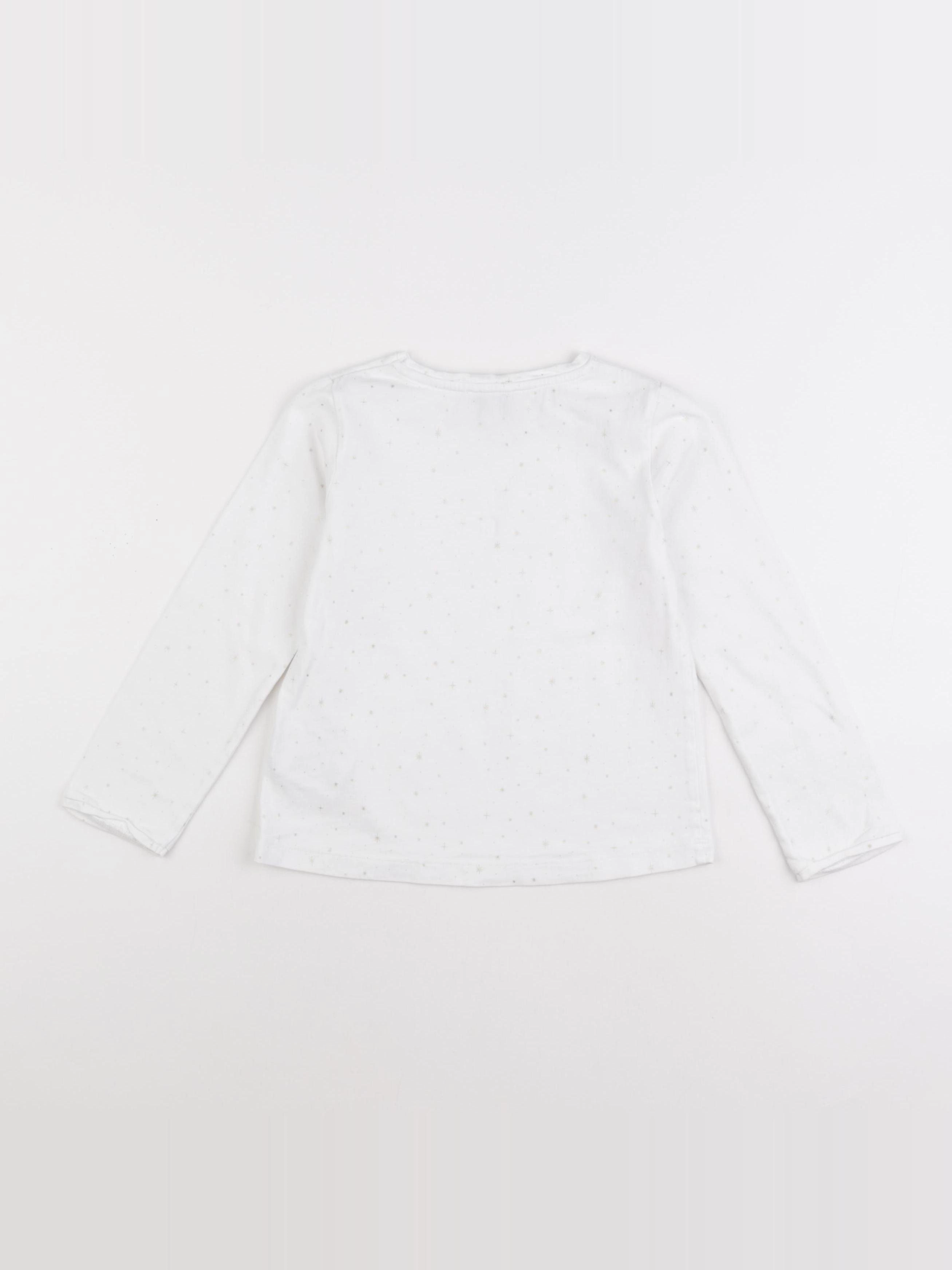 Cyrillus - tee-shirt blanc - 6 ans