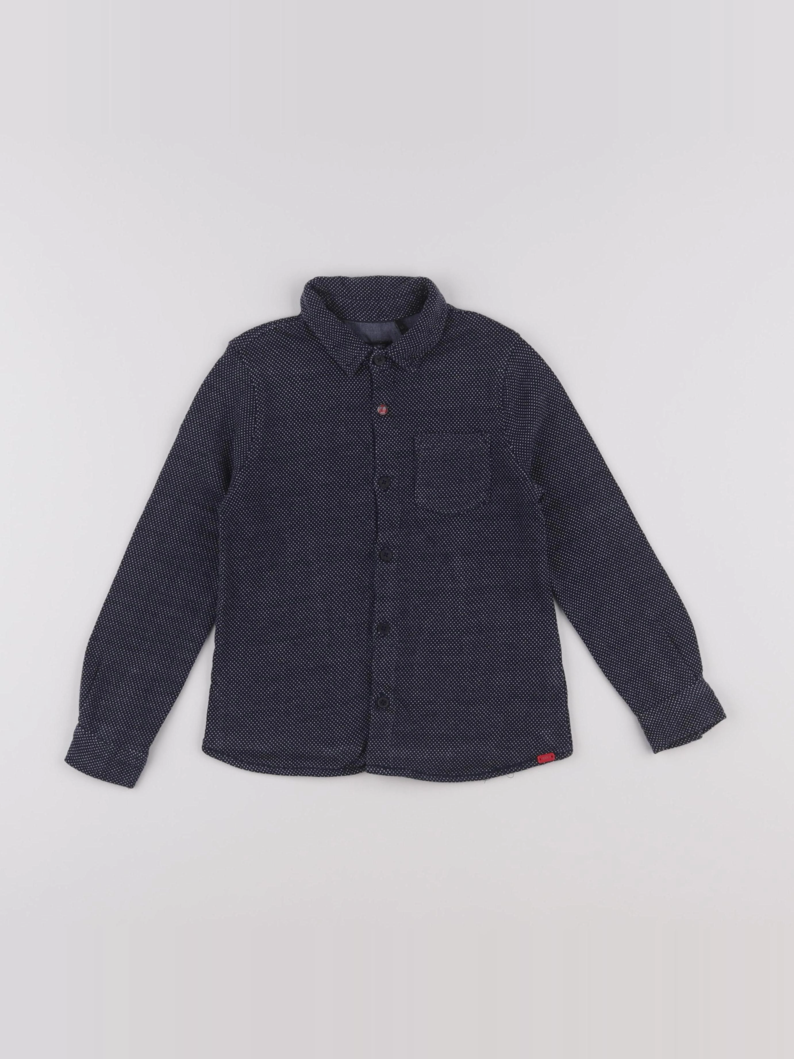 IKKS - chemise bleu, blanc - 4 ans