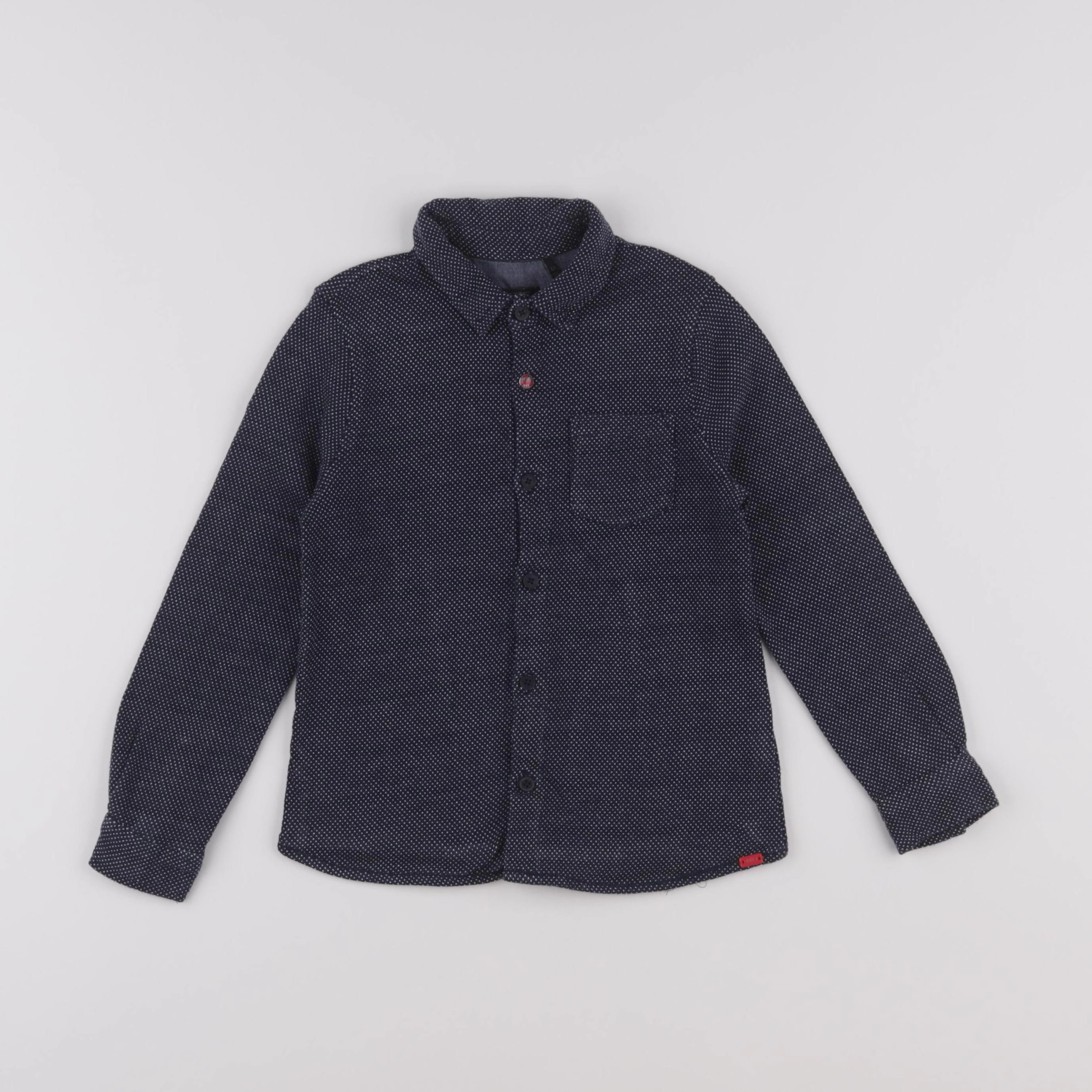 IKKS - chemise bleu, blanc - 4 ans