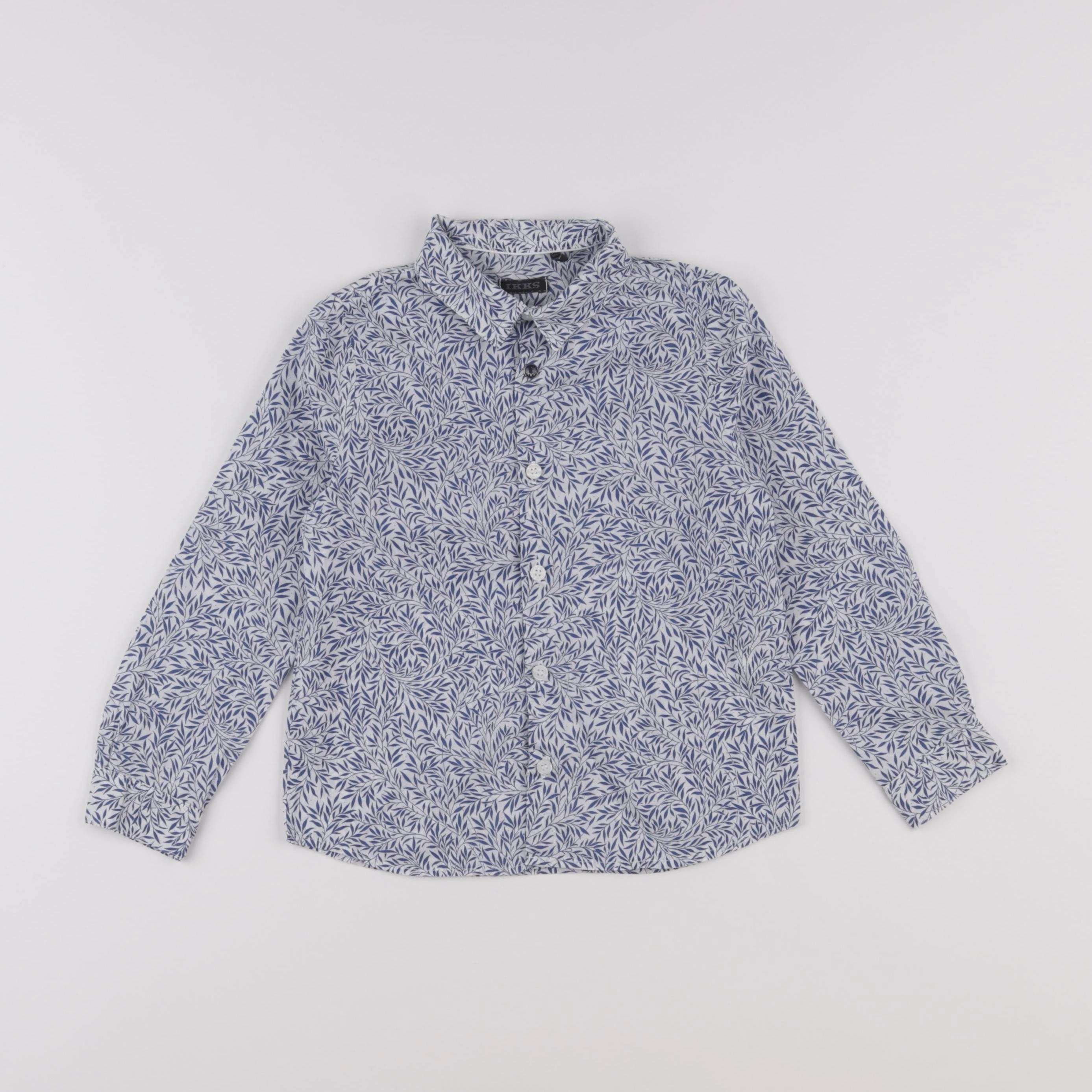 IKKS - chemise bleu, blanc - 4 ans