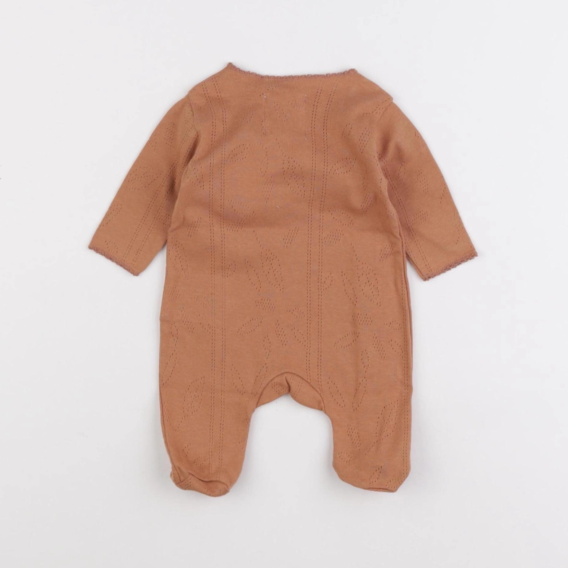 Play Up - pyjama coton marron - 0 mois