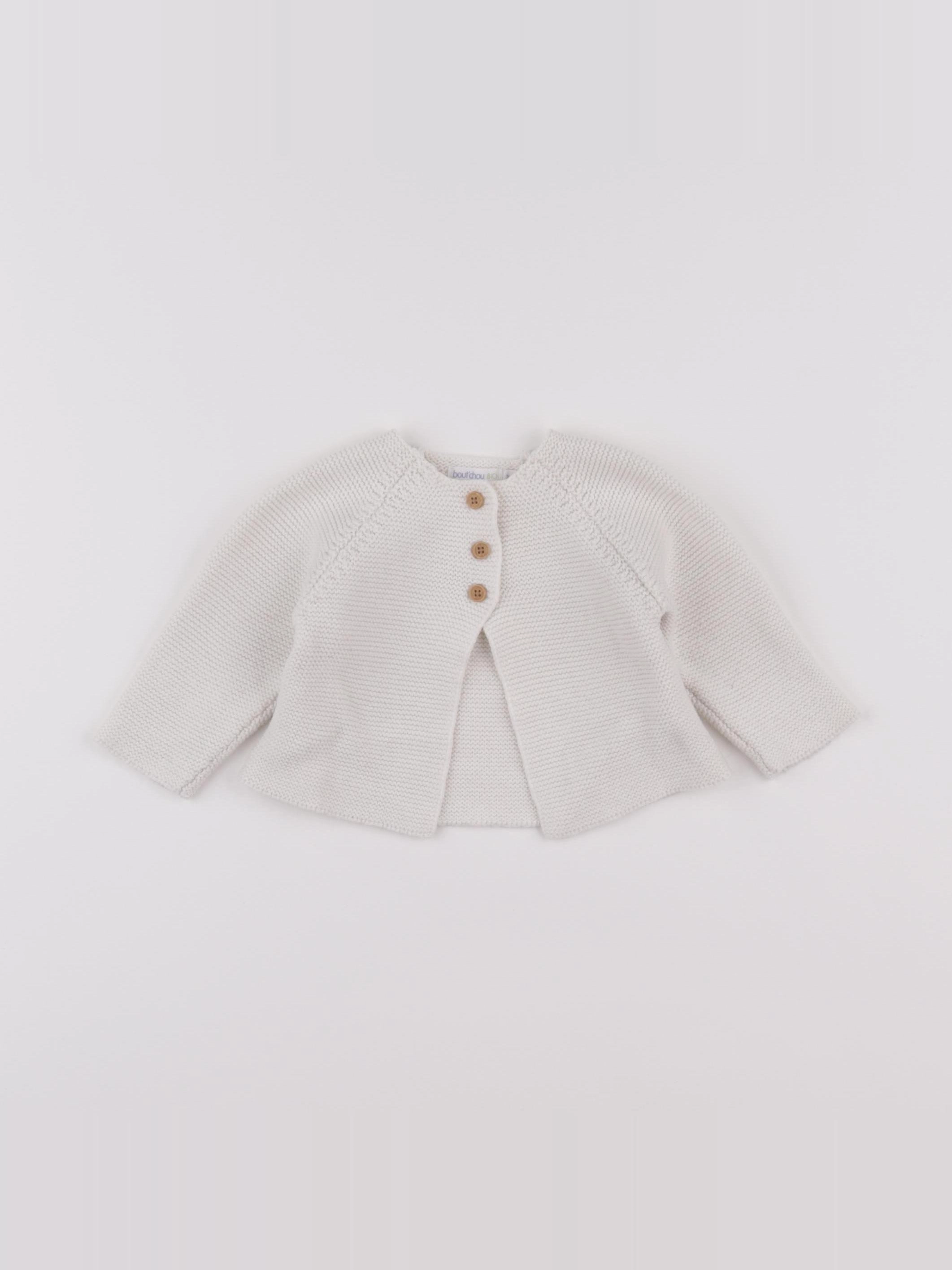 Boutchou - gilet beige - 3 mois