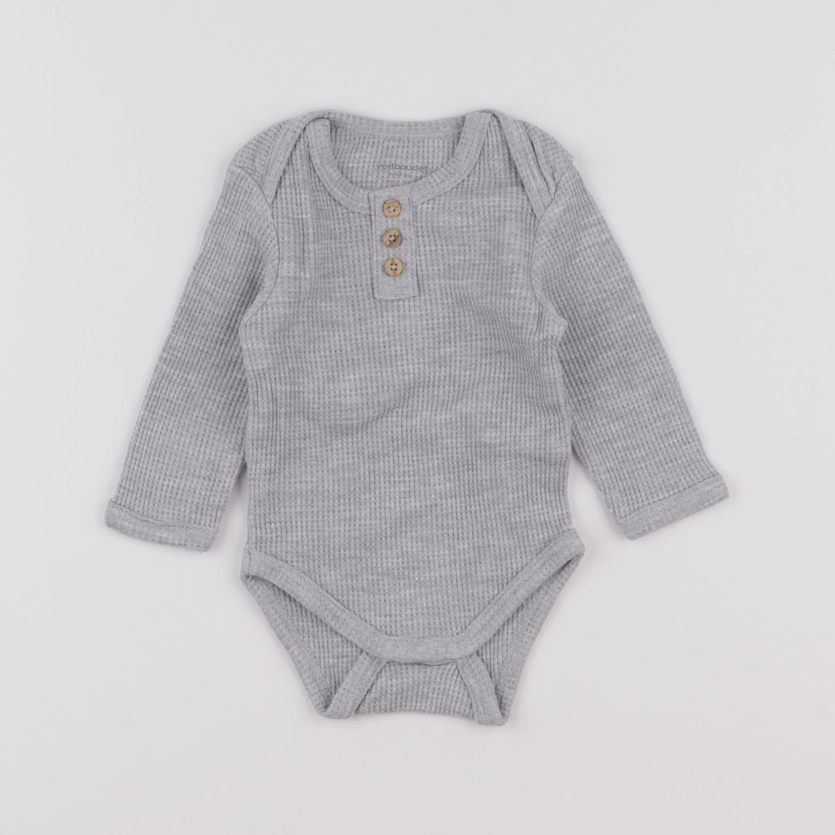 Vertbaudet - body gris - 3 mois
