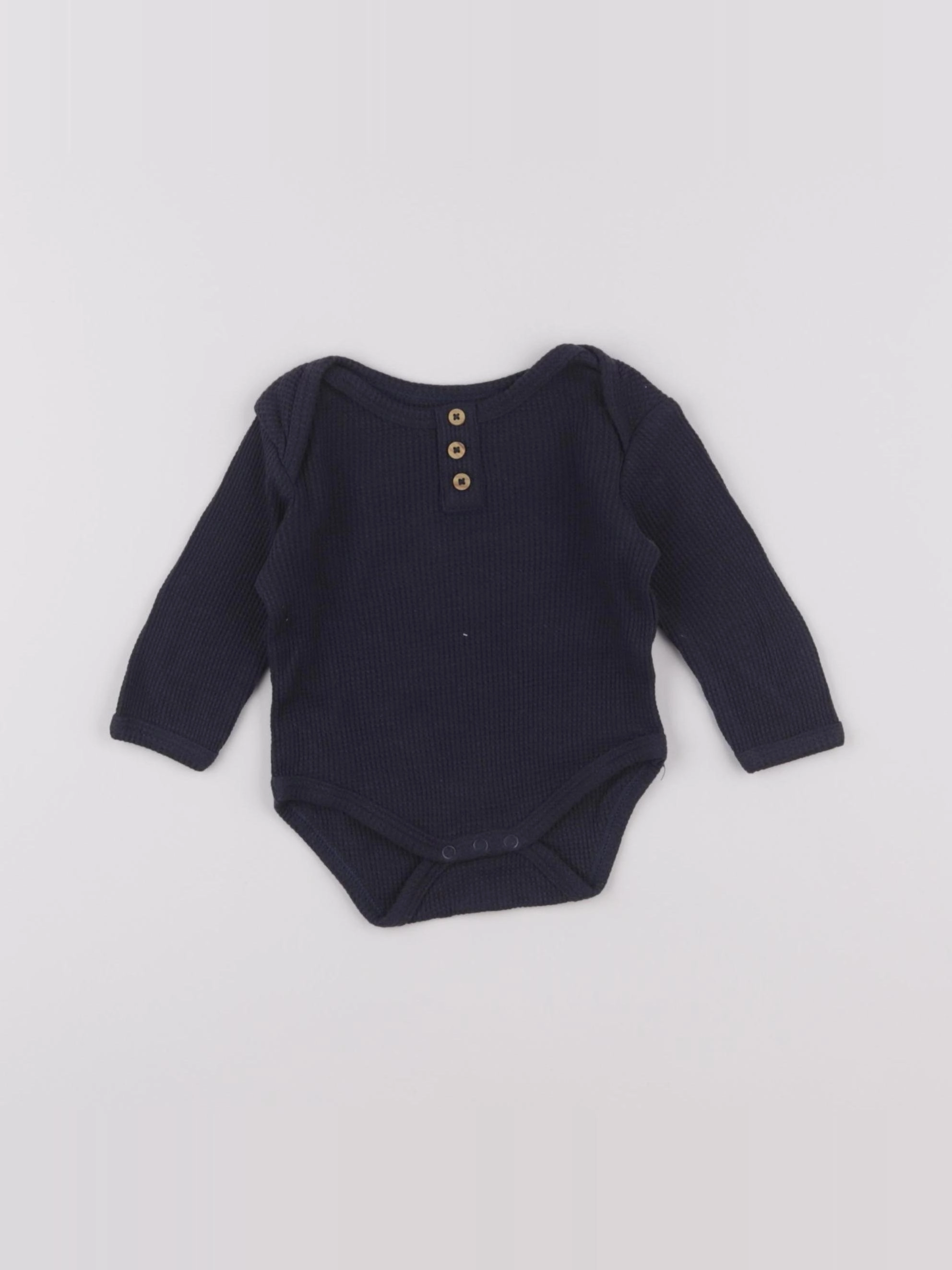 Vertbaudet - body bleu - 3 mois