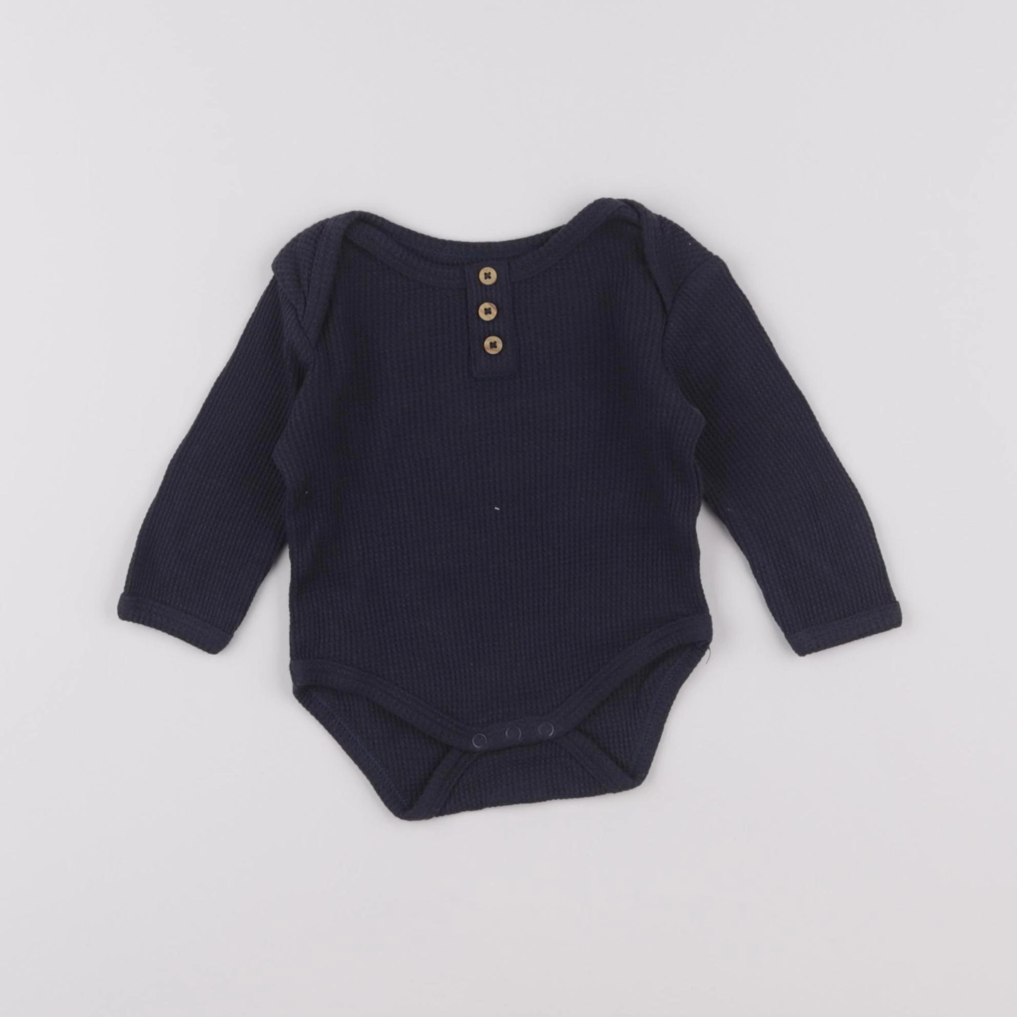 Vertbaudet - body bleu - 3 mois