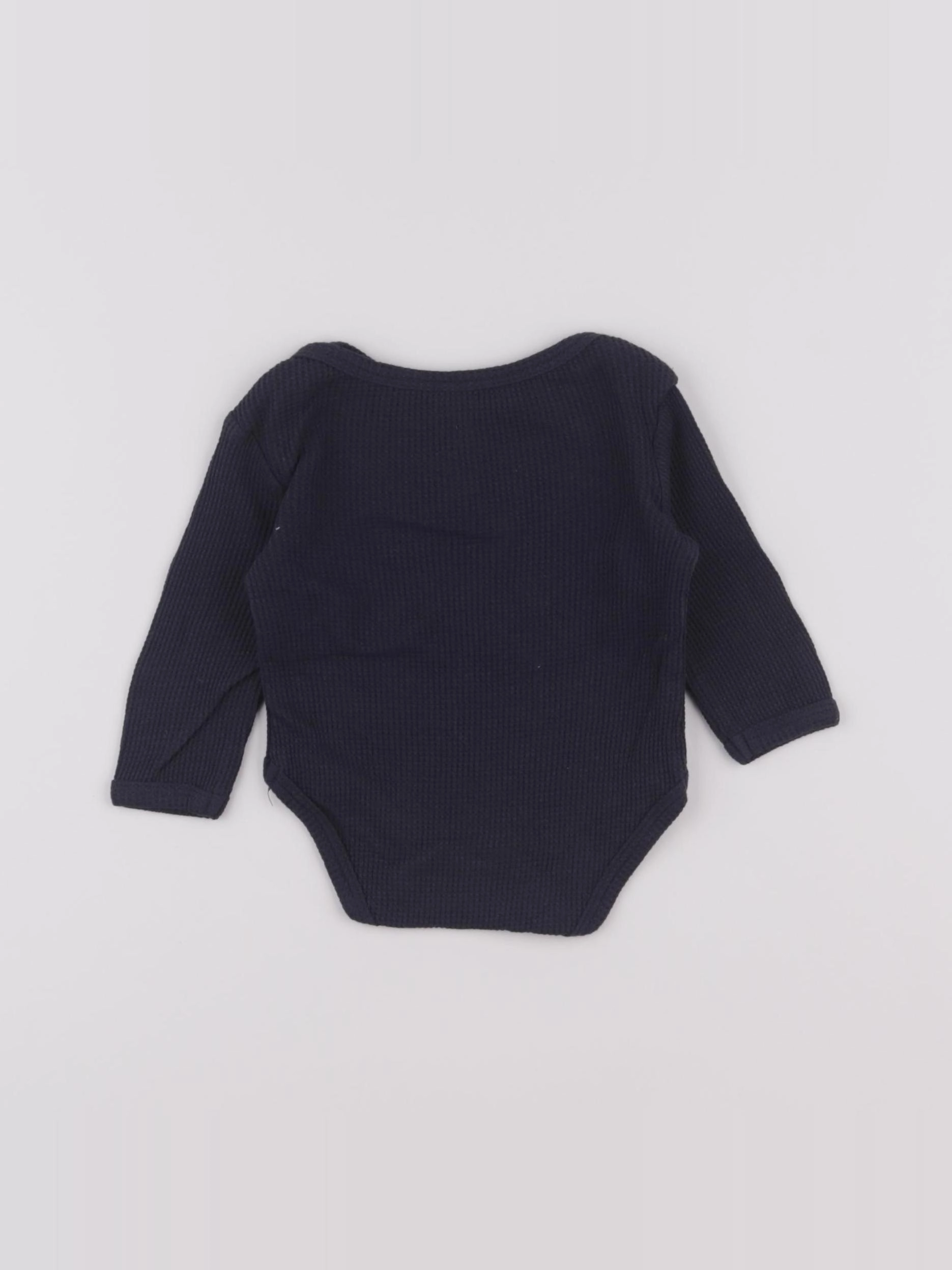 Vertbaudet - body bleu - 3 mois