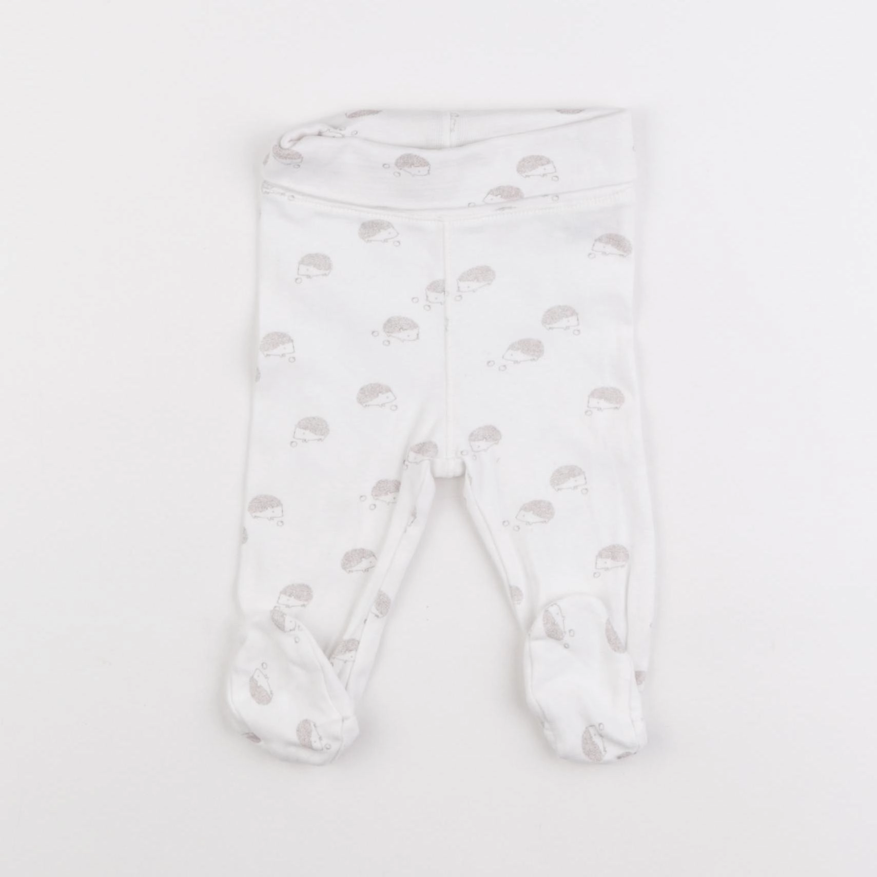 H&M - legging blanc - 2/4 mois