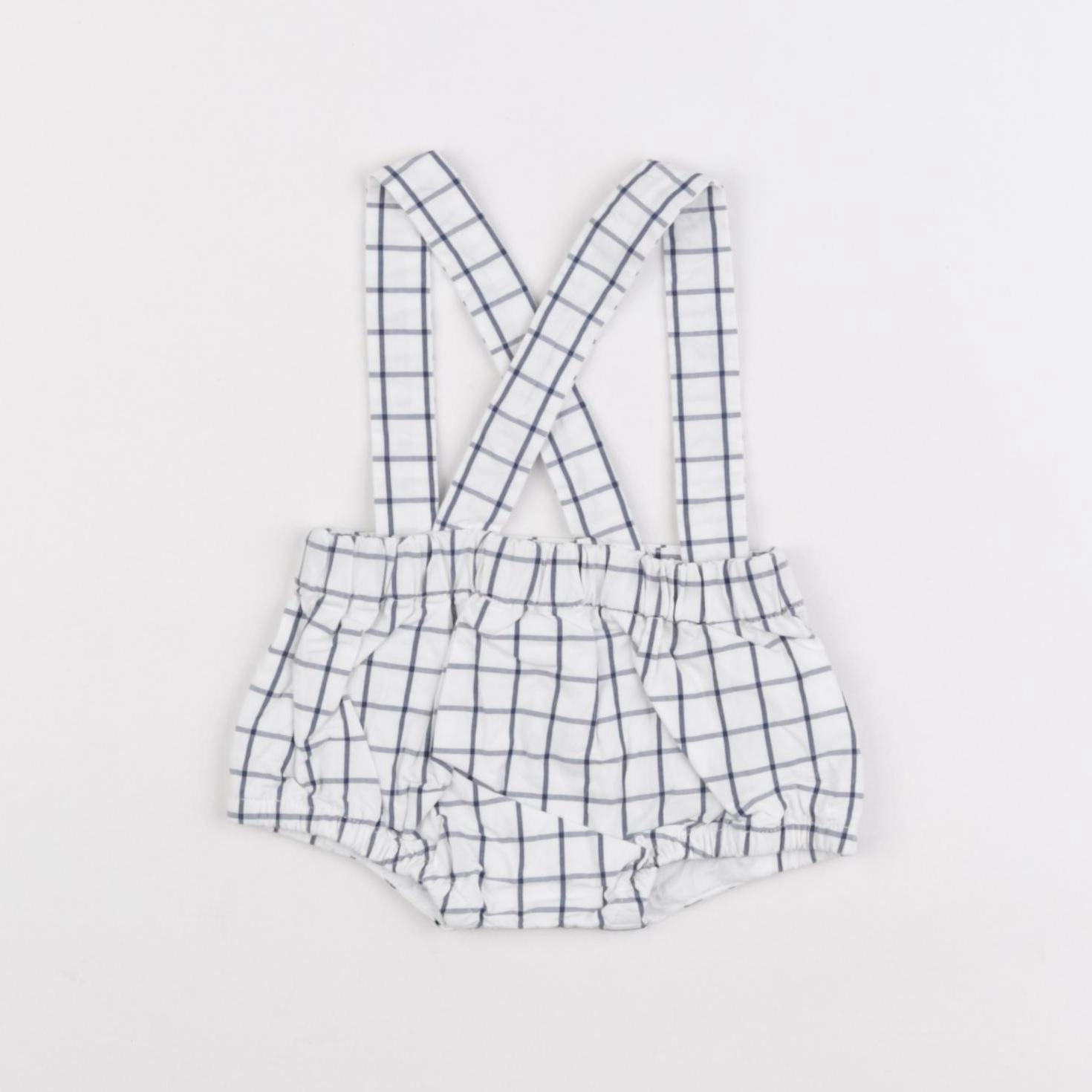 Jacadi - short bleu, blanc - 1 mois