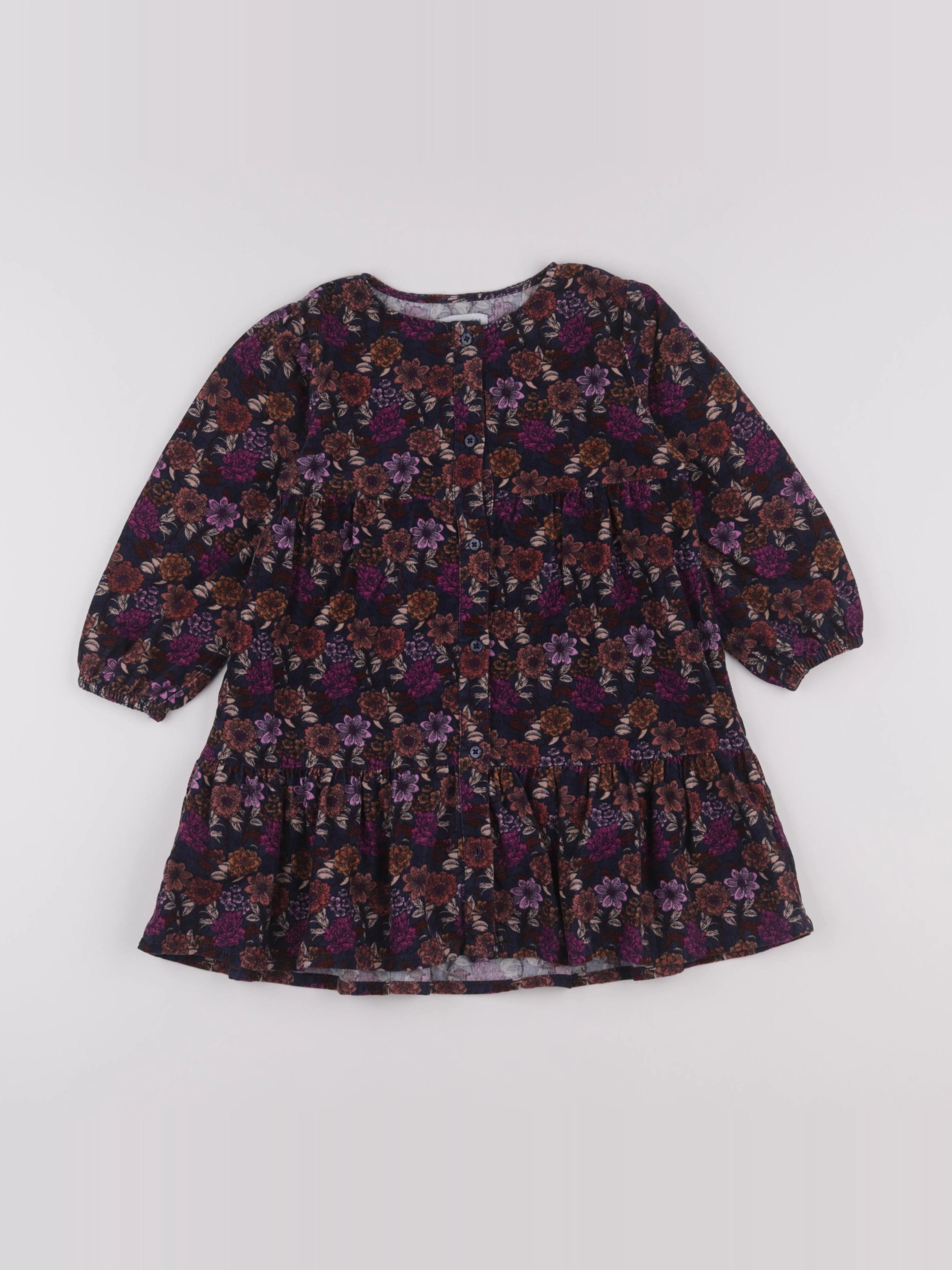 Vertbaudet - robe multicolore - 4 ans