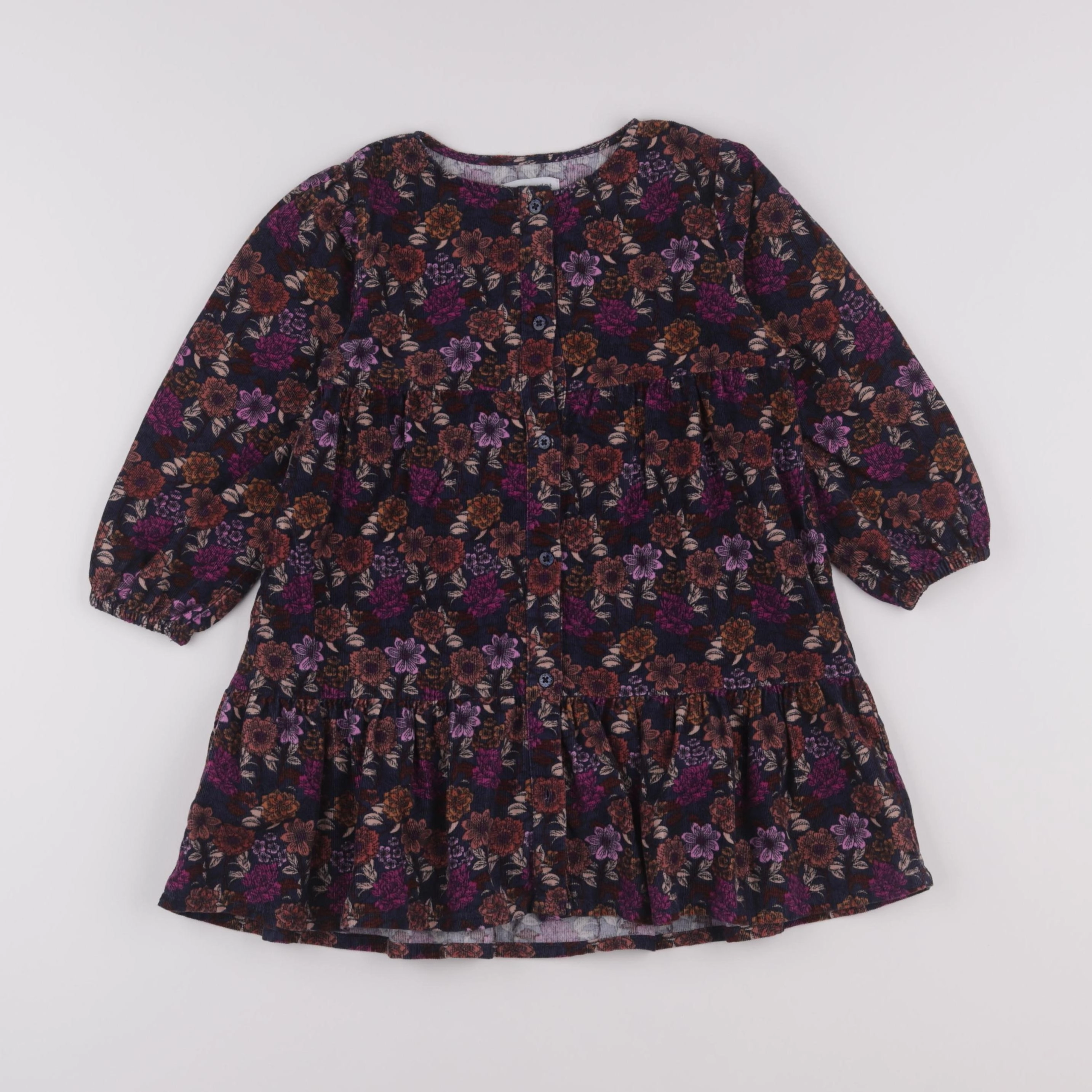 Vertbaudet - robe multicolore - 4 ans