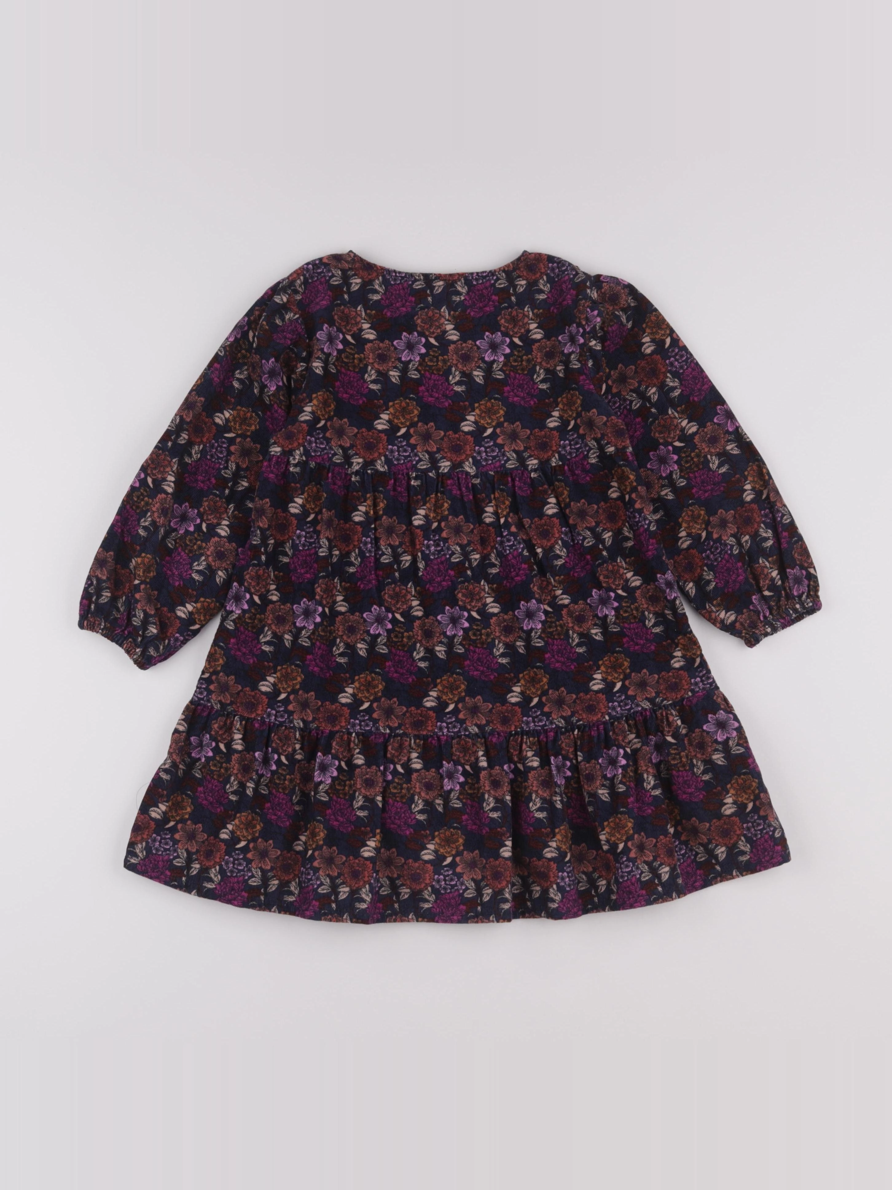 Vertbaudet - robe multicolore - 4 ans