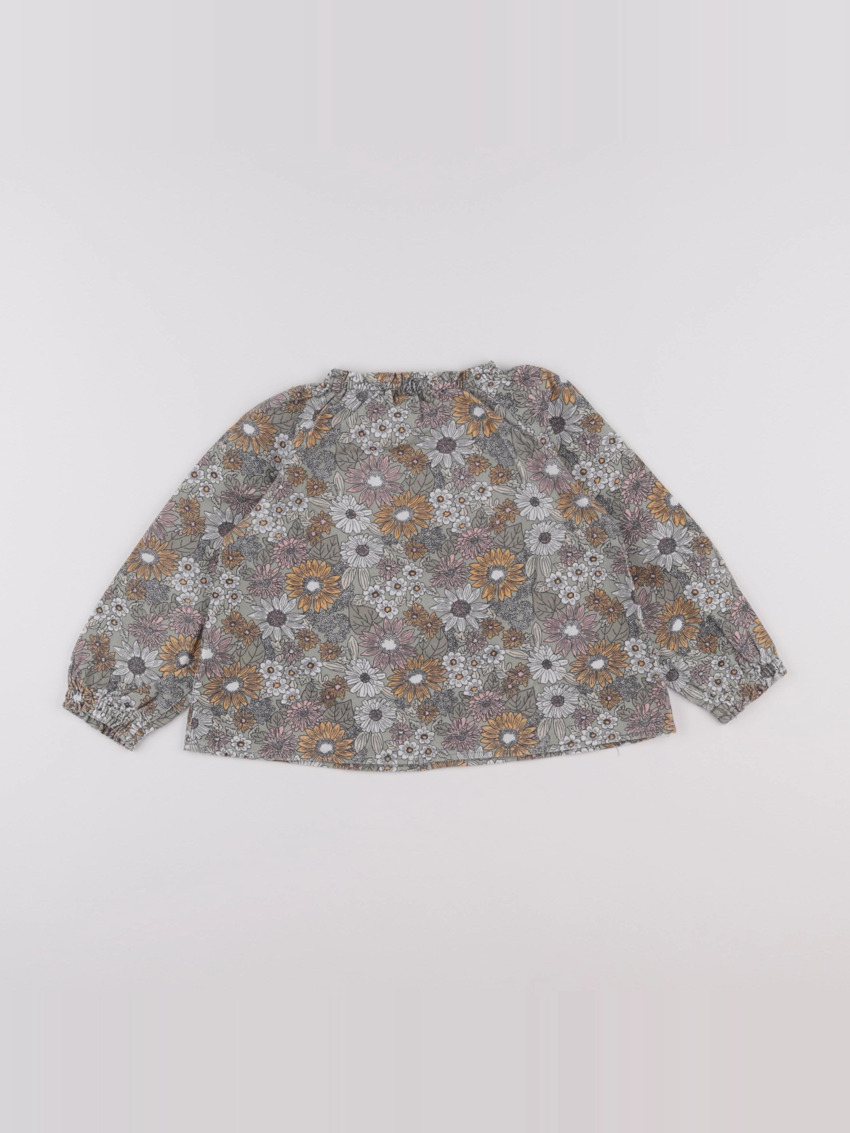 Vertbaudet - blouse vert - 4 ans