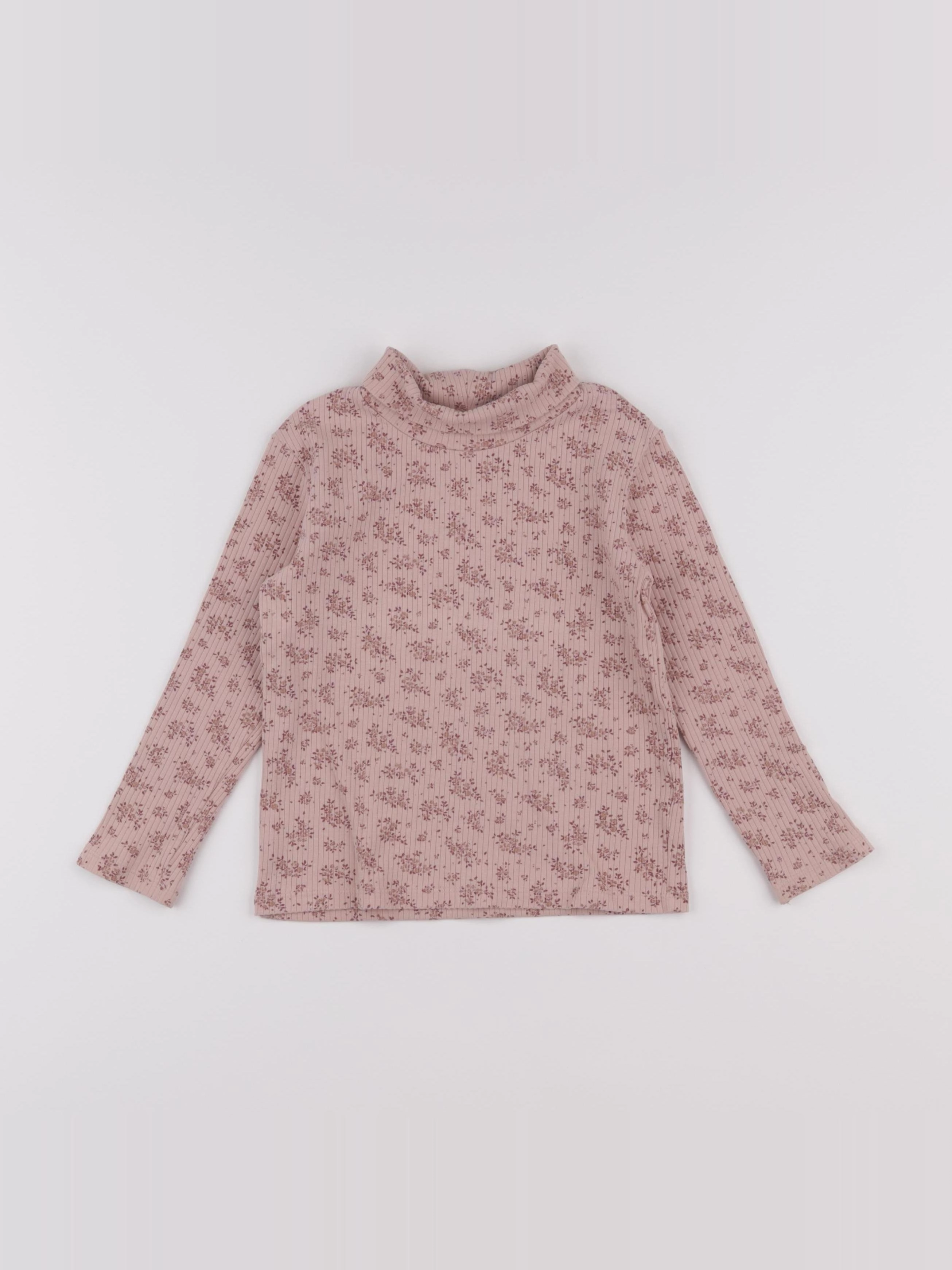 Vertbaudet - sous-pull rose - 4 ans
