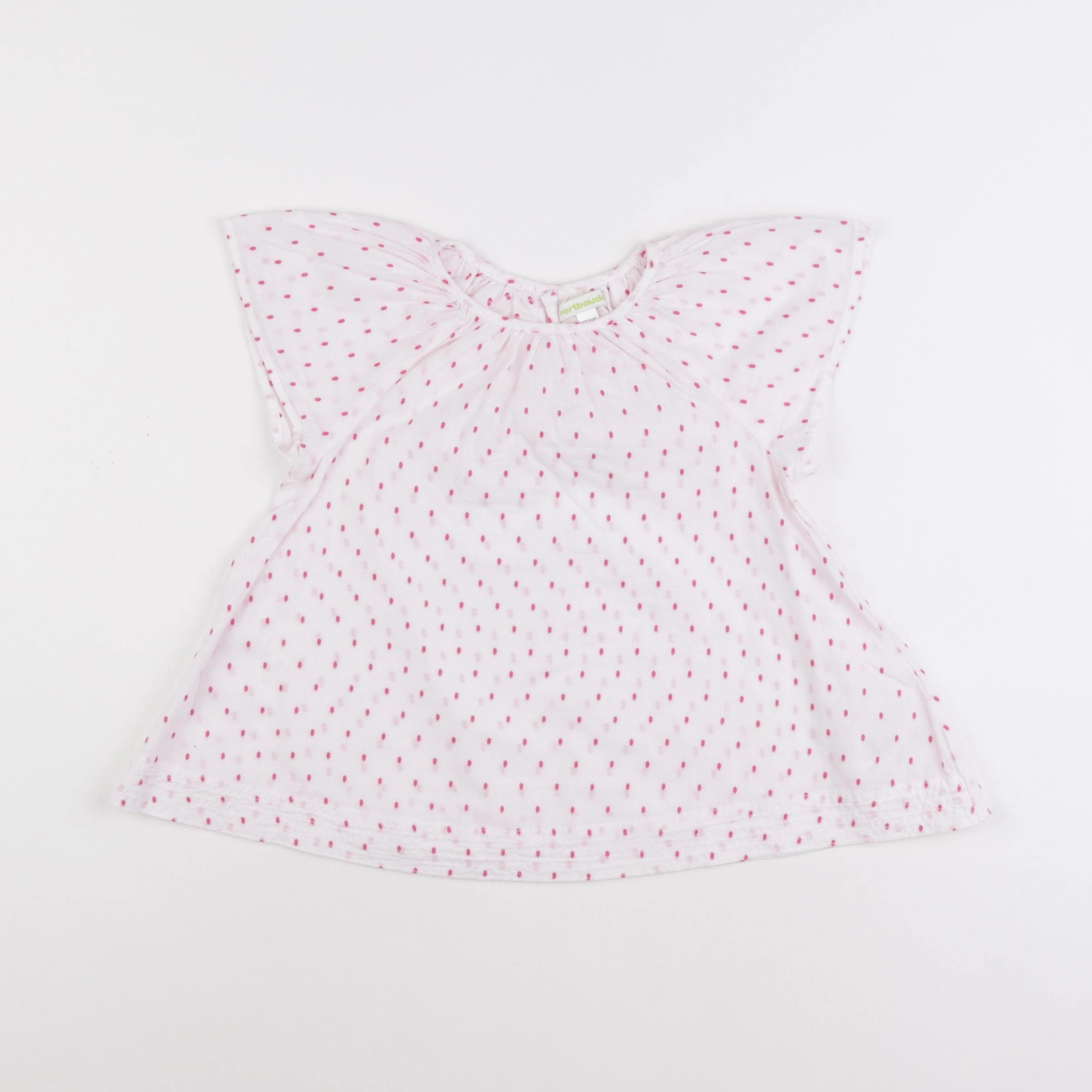 Vertbaudet - blouse blanc - 4 ans