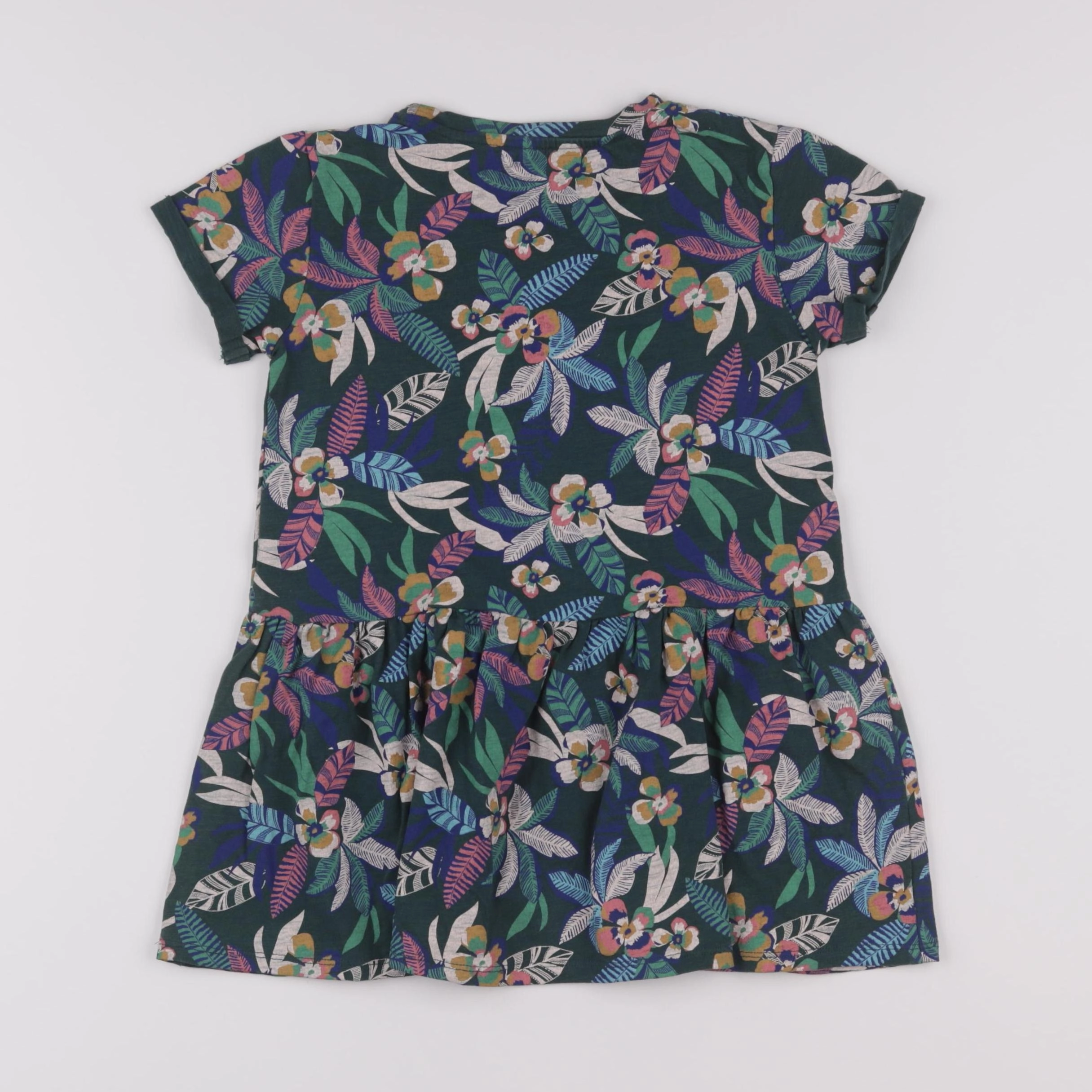 Vertbaudet - robe vert - 5 ans