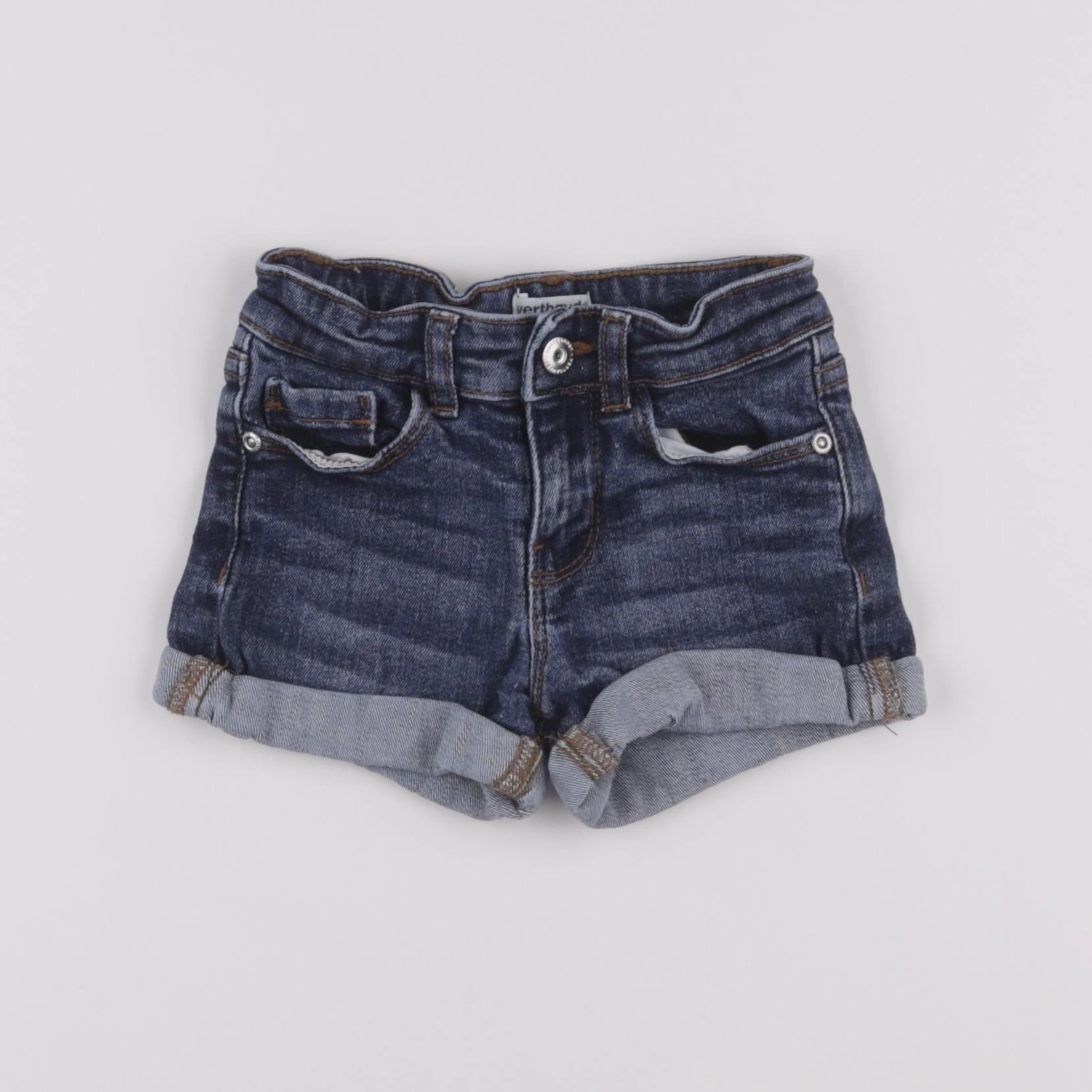 Vertbaudet - short bleu - 4 ans