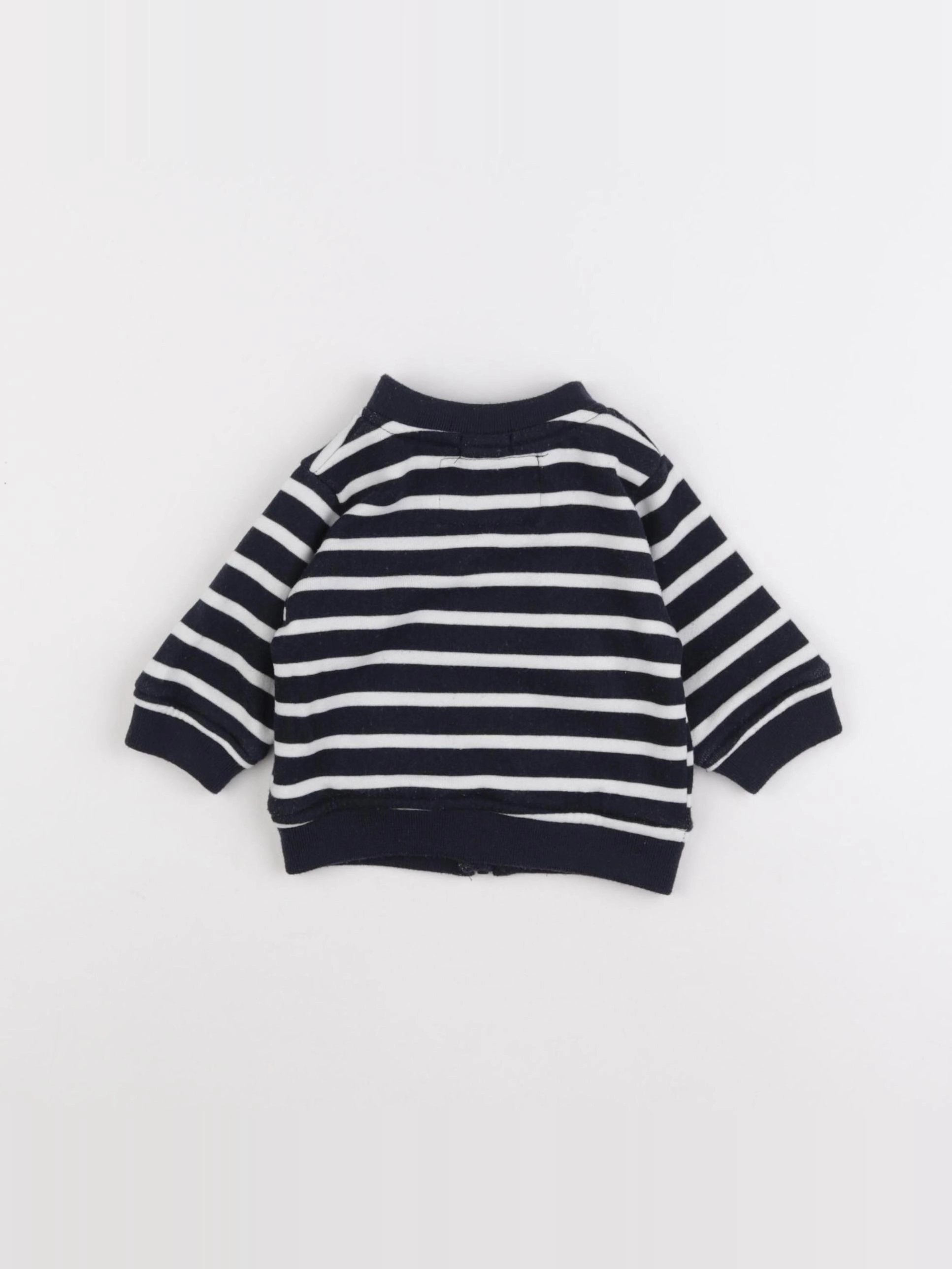 Vertbaudet - sweat bleu - 3 mois