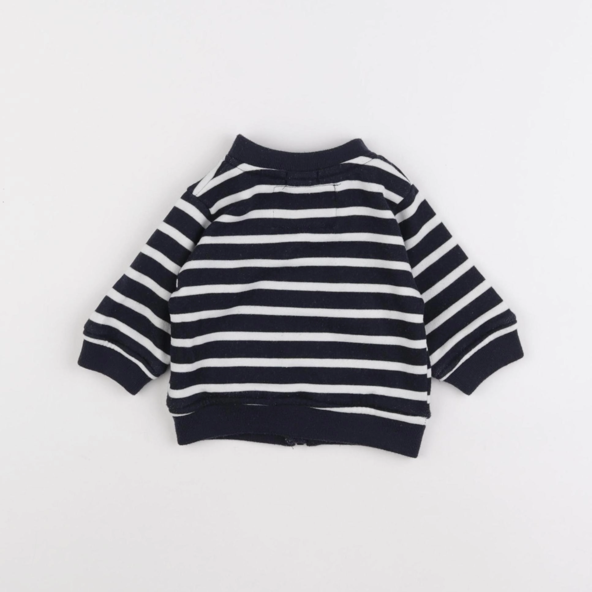 Vertbaudet - sweat bleu - 3 mois