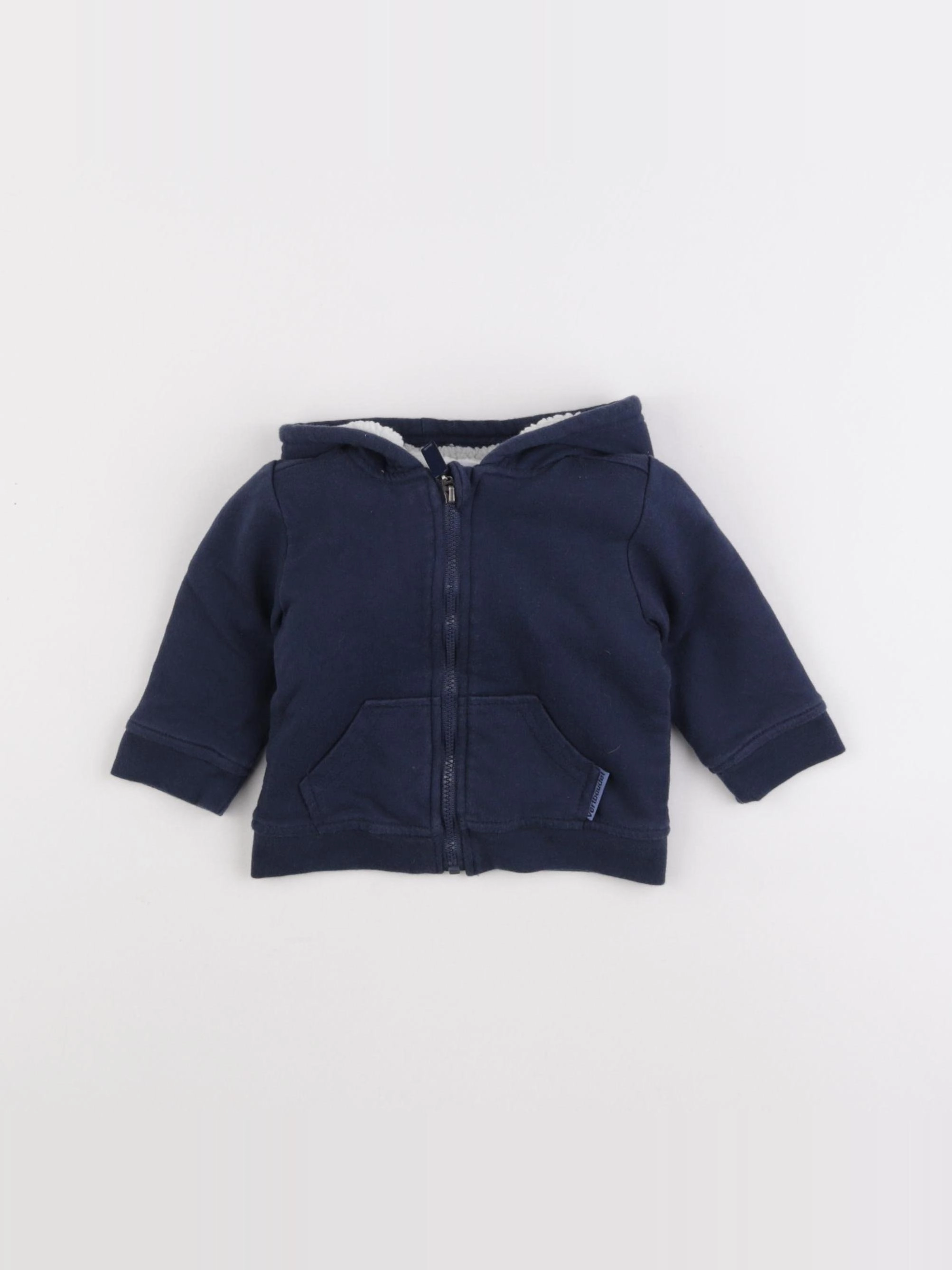 Vertbaudet - sweat bleu - 6 mois