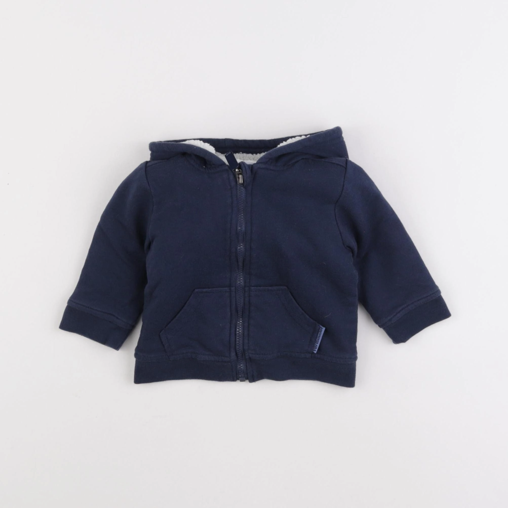 Vertbaudet - sweat bleu - 6 mois