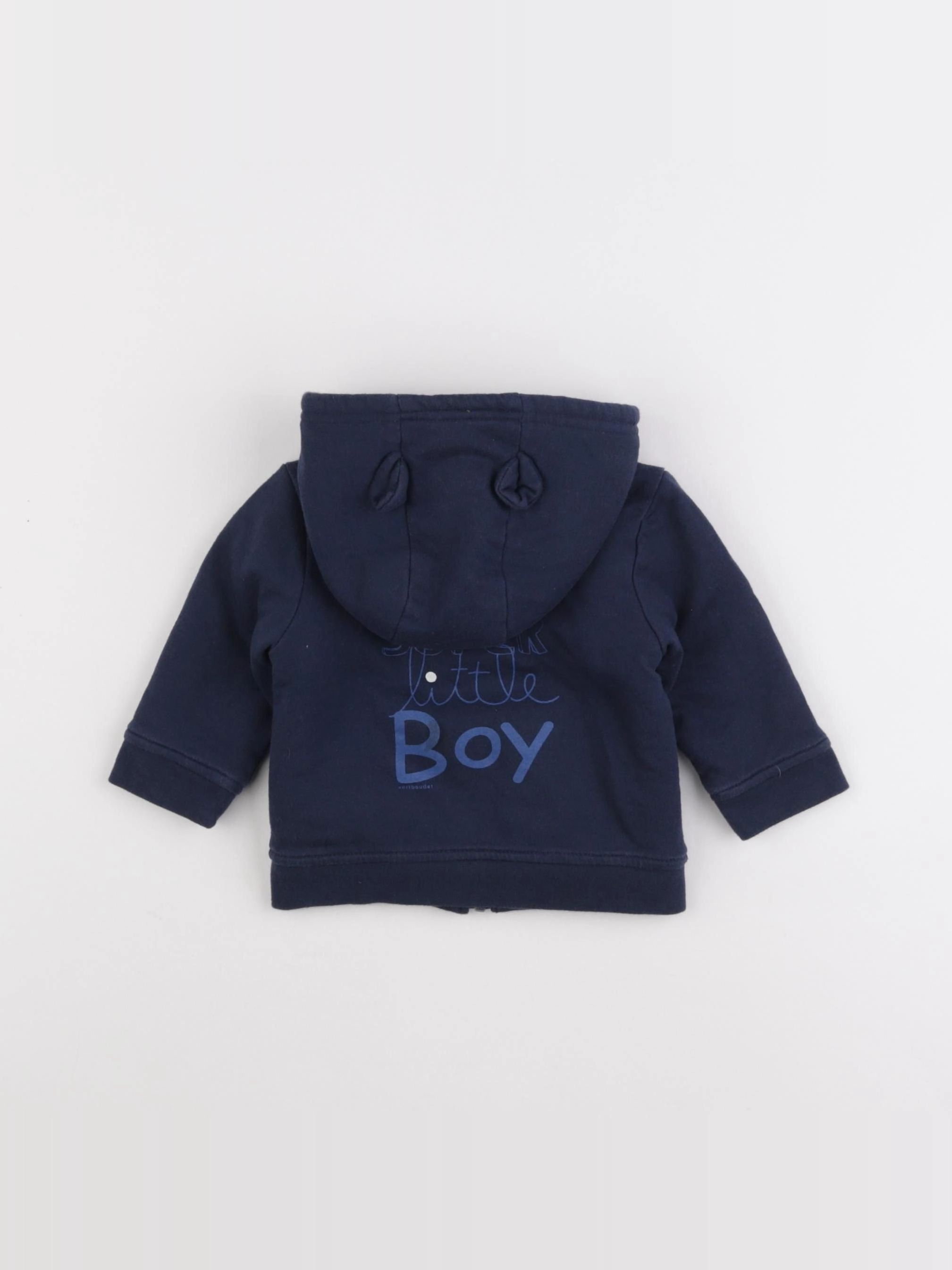 Vertbaudet - sweat bleu - 6 mois
