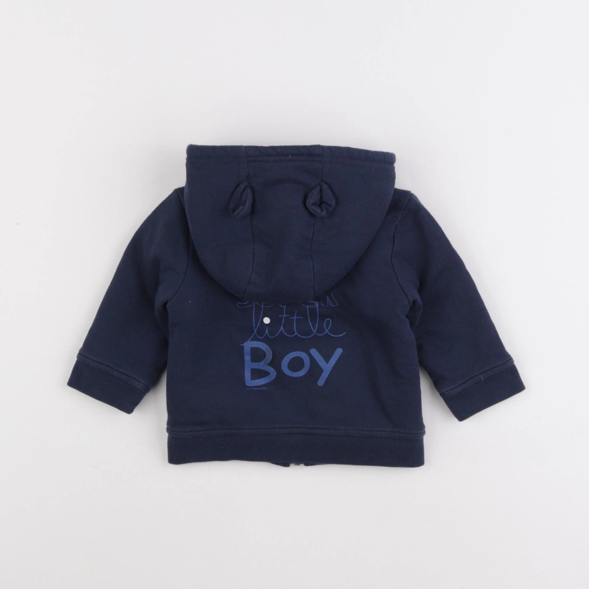 Vertbaudet - sweat bleu - 6 mois