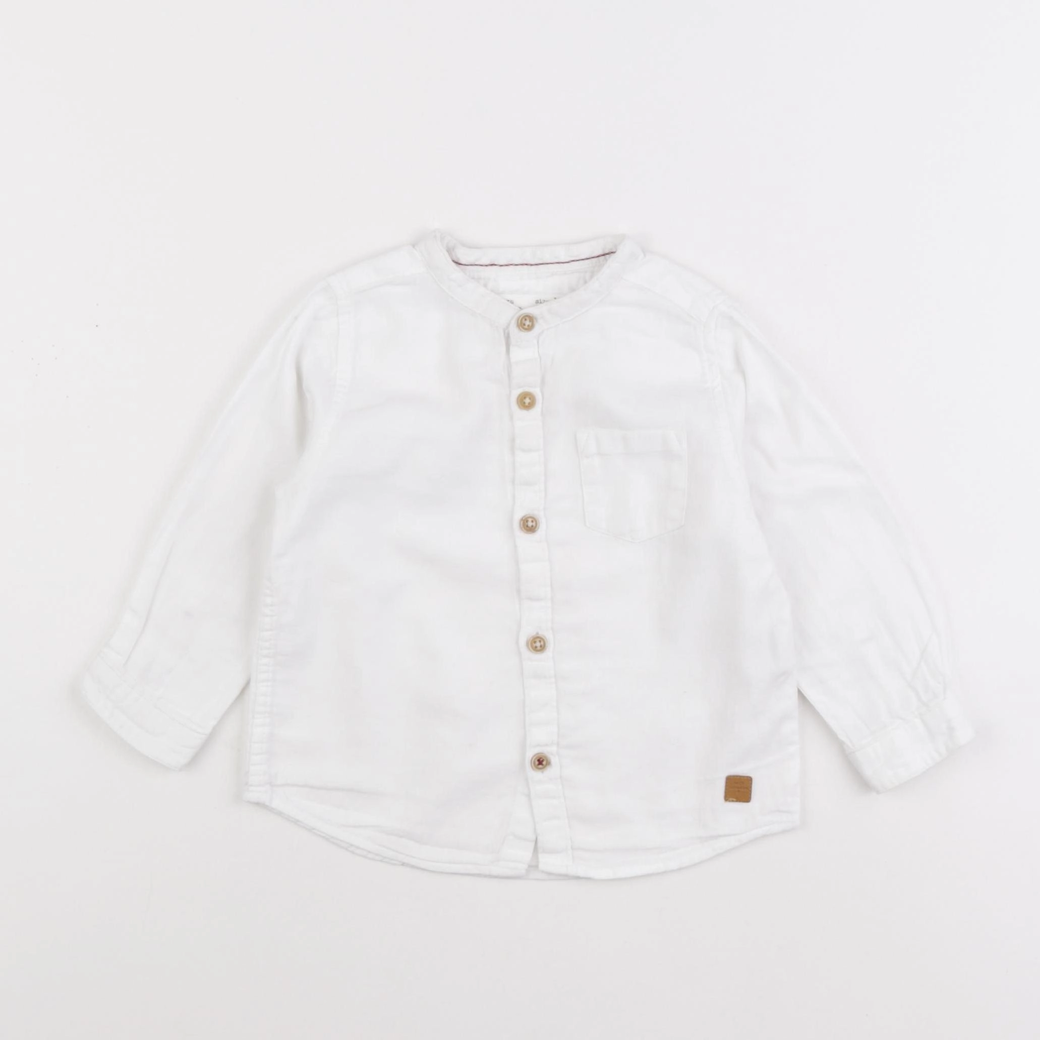 Zara - chemise blanc - 12/18 mois