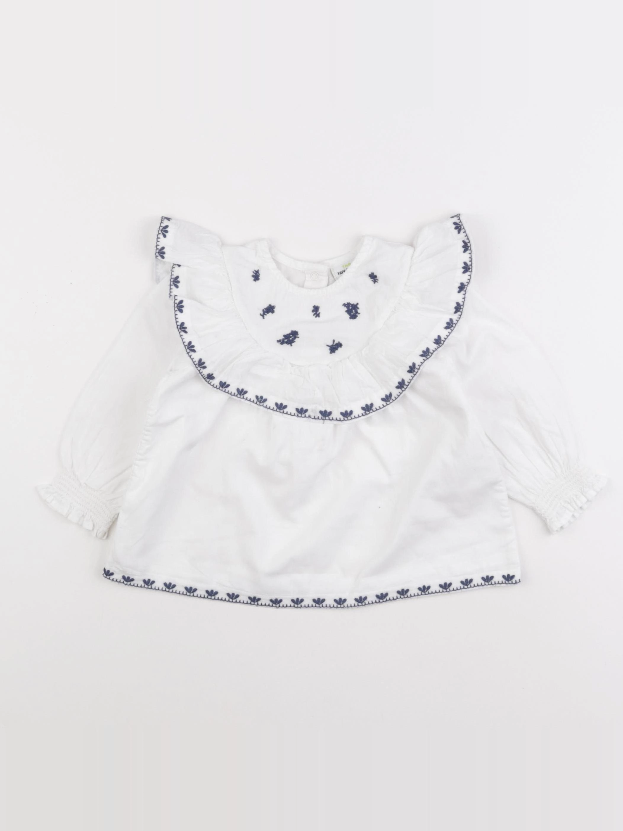 Tape à l'oeil - blouse blanc - 18 mois