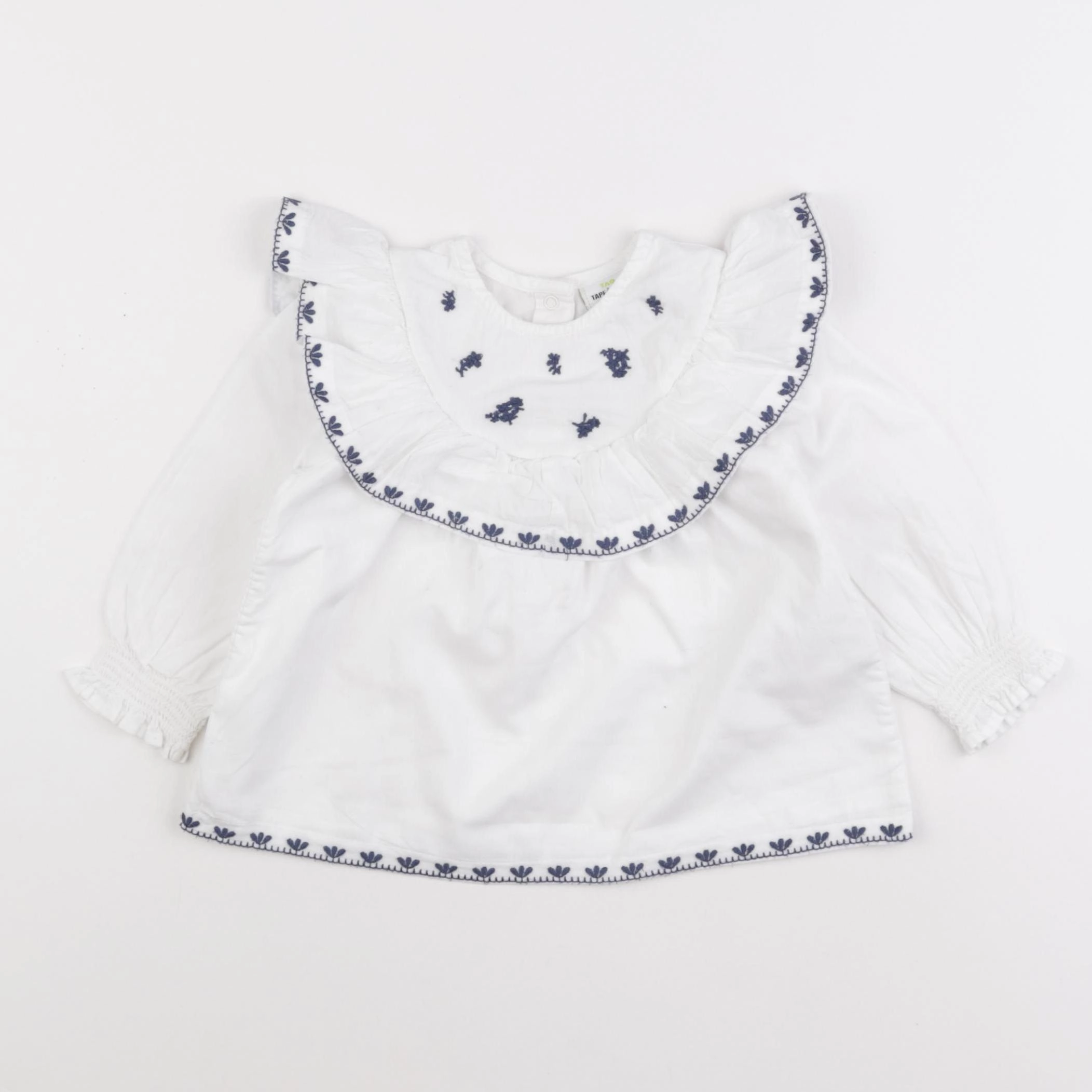 Tape à l'oeil - blouse blanc - 18 mois